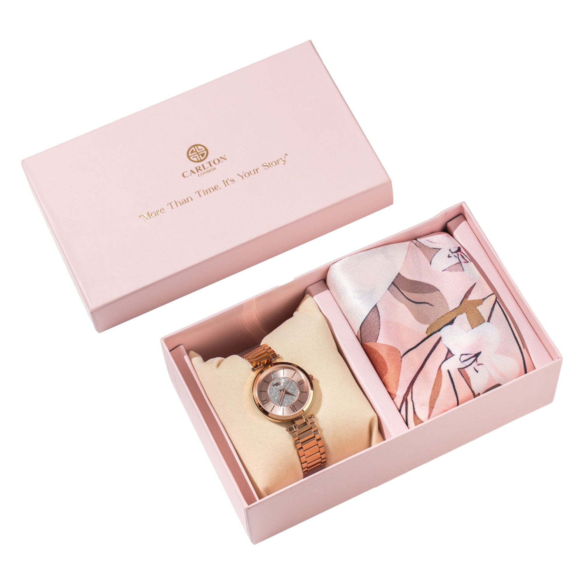 Women Gift Set 2 Sabrina Watch + Scarf