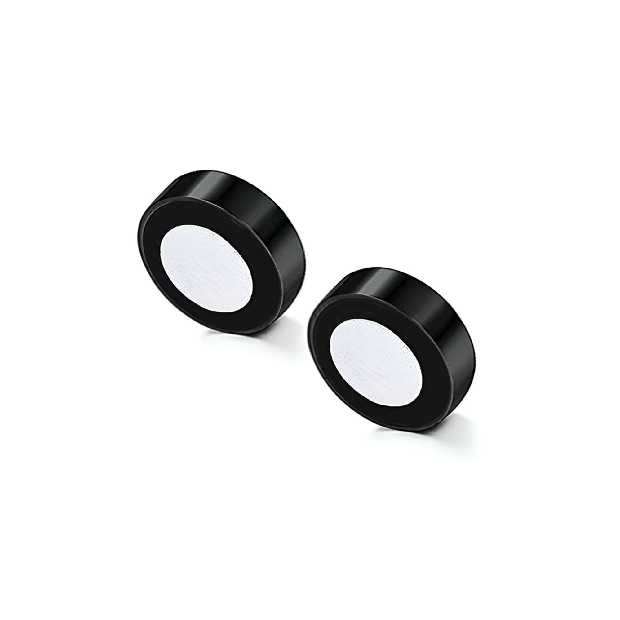 Carlton London Magnetic Black Men's Studs