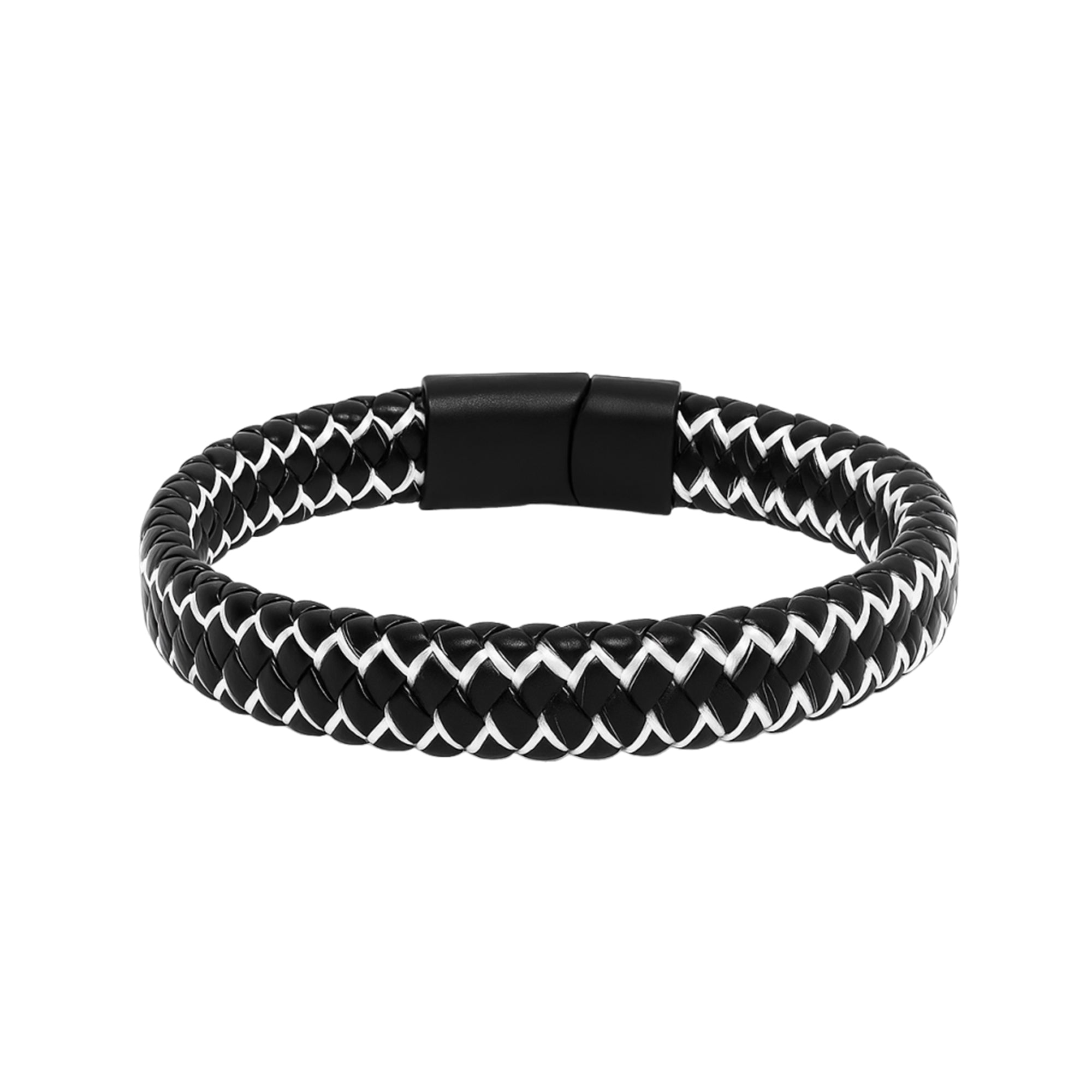 Carlton London | Multistrand Leather Mens Bracelet