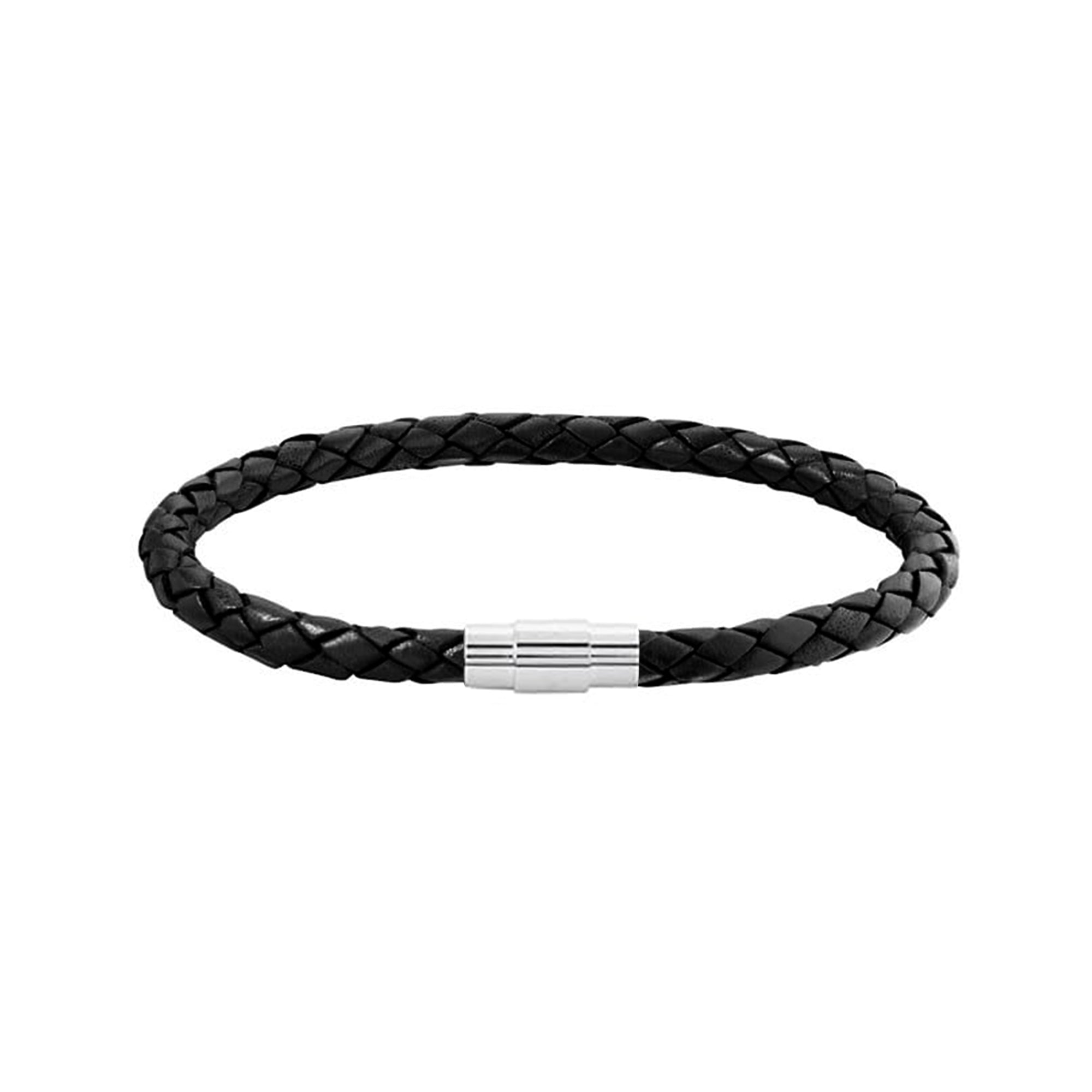 Carlton London | Men Knox Leather Bracelet