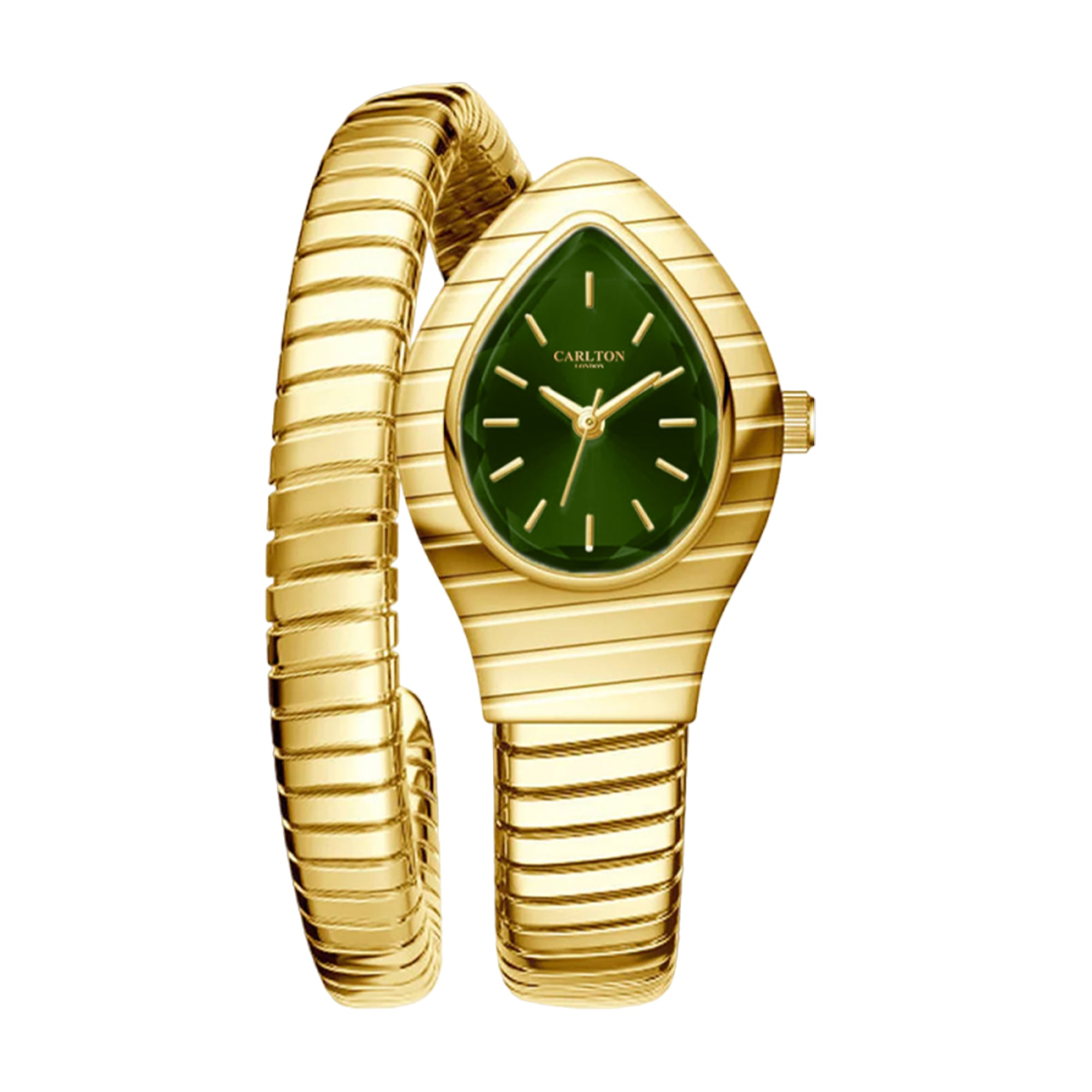 Carlton London Women Embrace Green Analog Watch - CL-EM-GRN