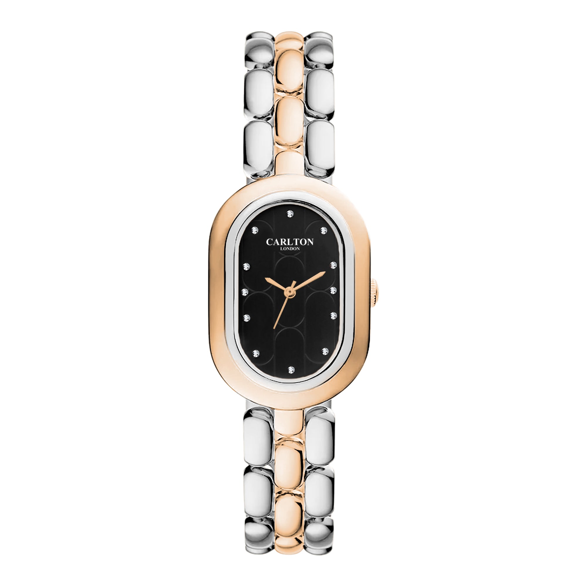 Carlton London Women Cecil Black Analog Watch CL-CEC-BLK