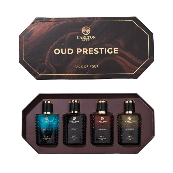 Oud Prestige Luxury Men Perfume Gift (Set Of 4 - 30ml Each)