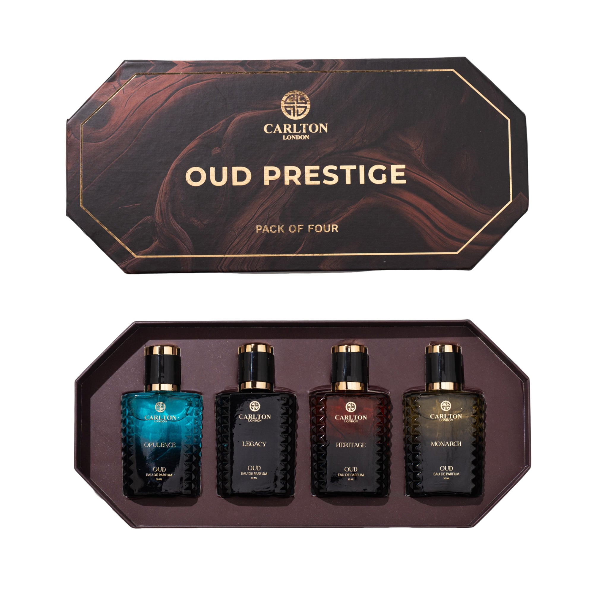 Oud Prestige Luxury Men Perfume Gift (Set Of 4 - 30ml Each)