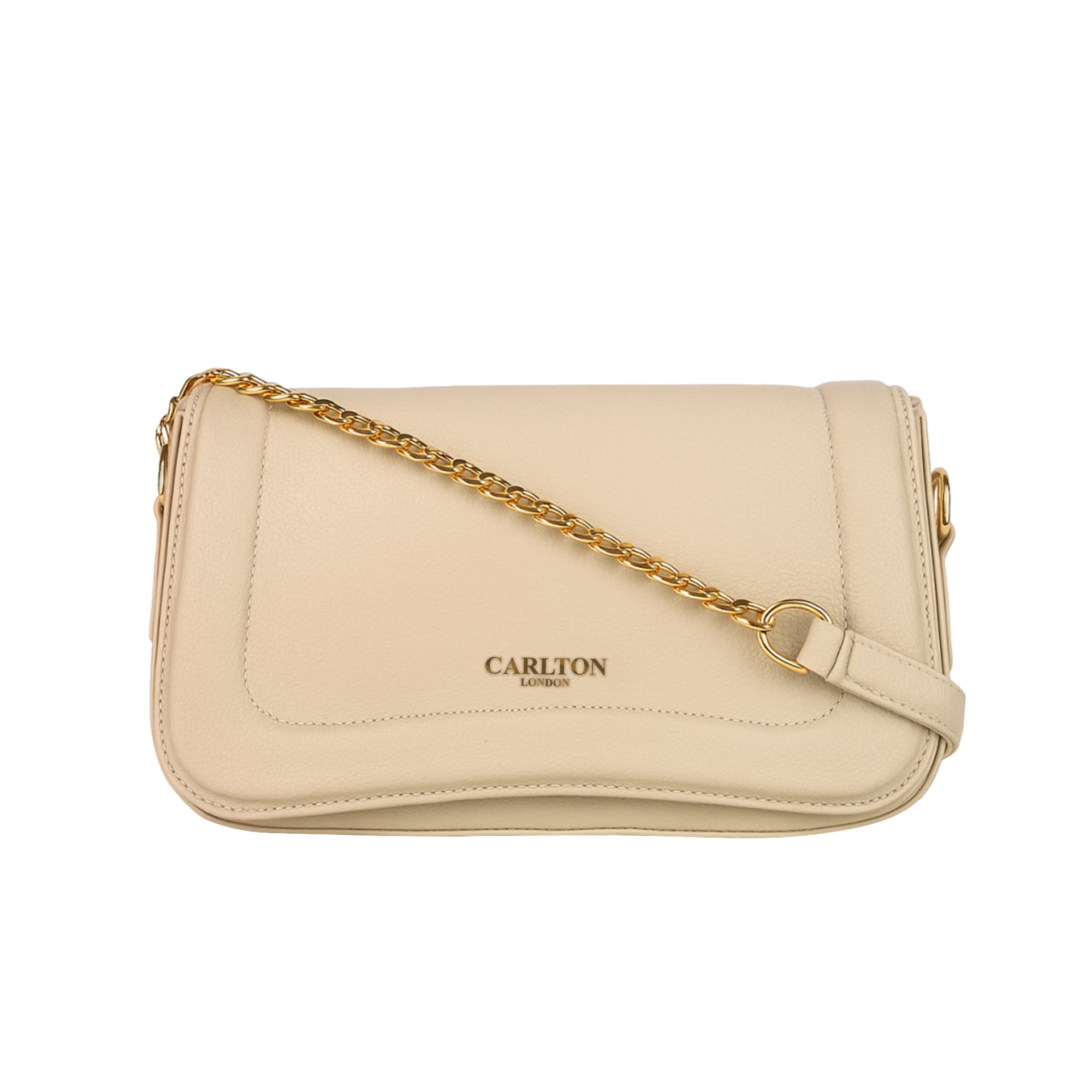 Carlton London Textured Chain Strap Handbag