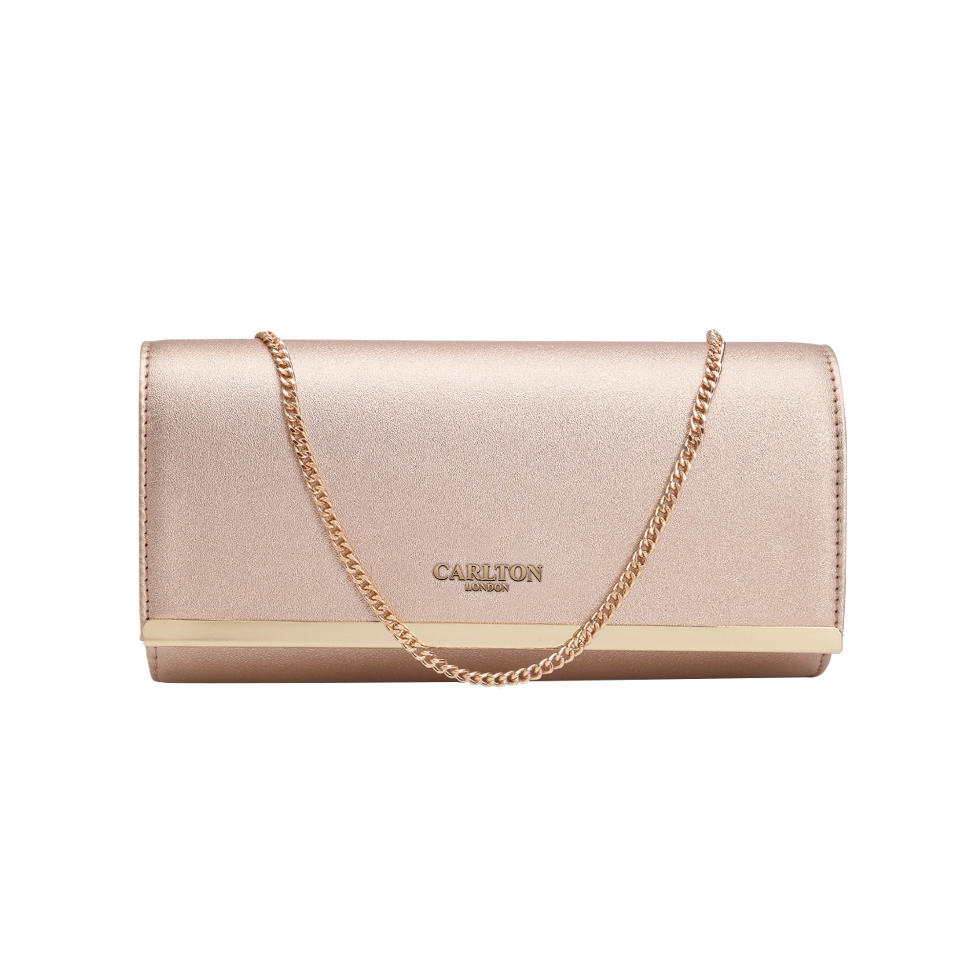 Carlton London Satin Flap Clutch