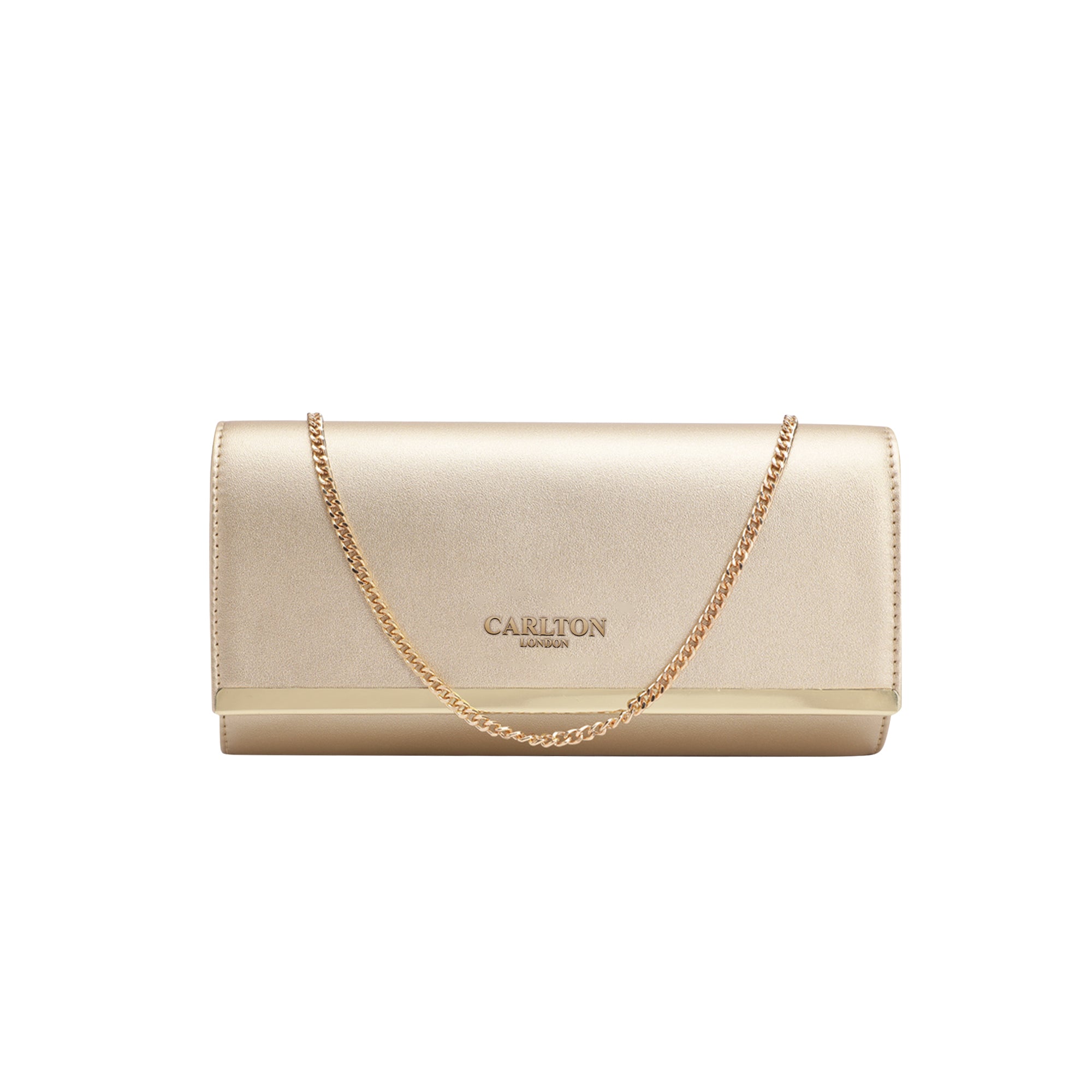 Carlton London Satin Flap Clutch