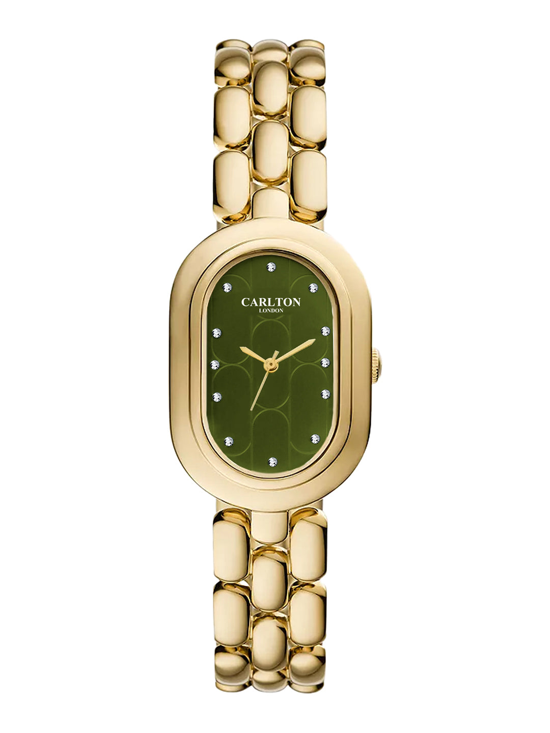 Carlton London Women Cecil Green Analog Watch CL-CEC-OG