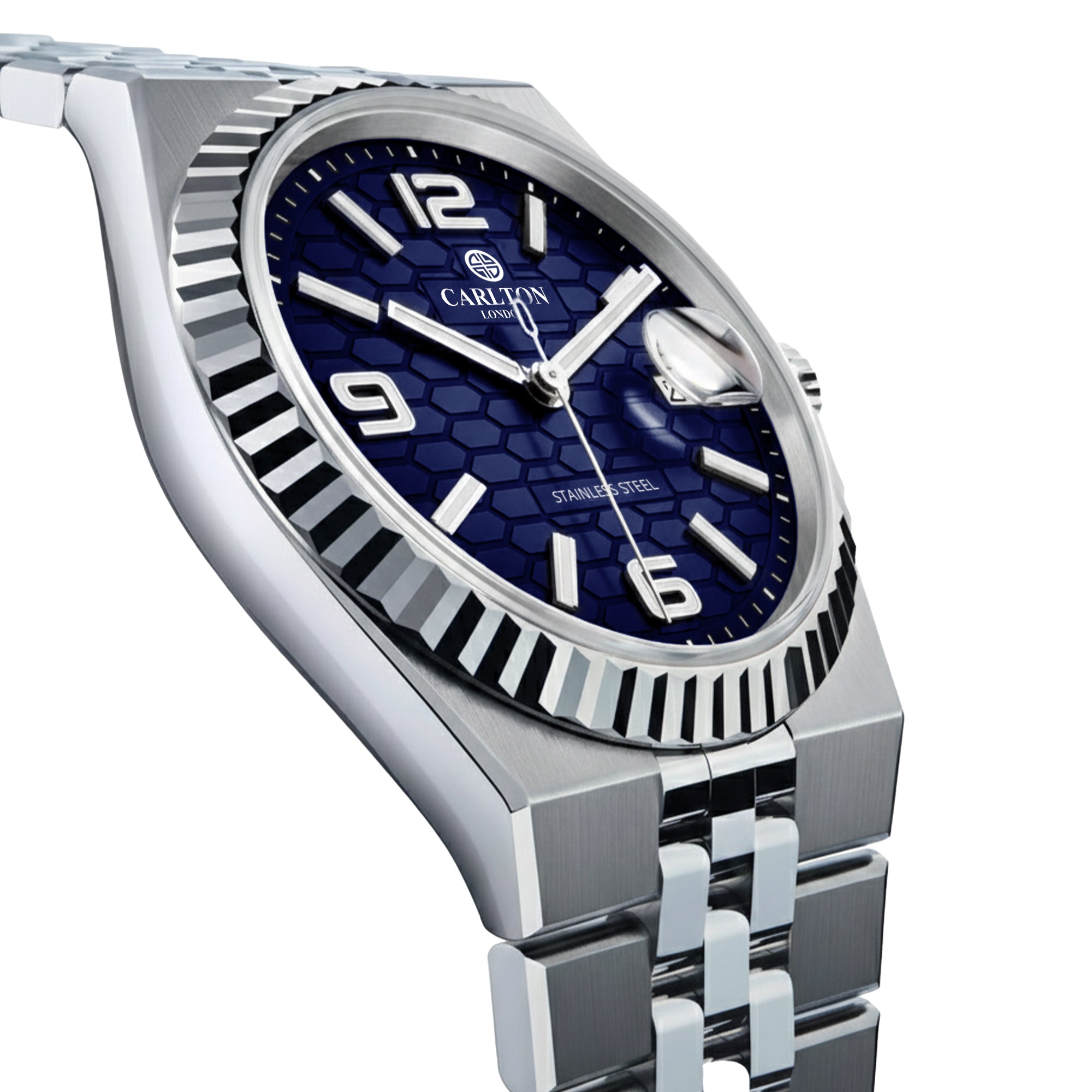 Carlton London Men Rover Blue/ Silver Analog Watch CL-ROVER-BLU