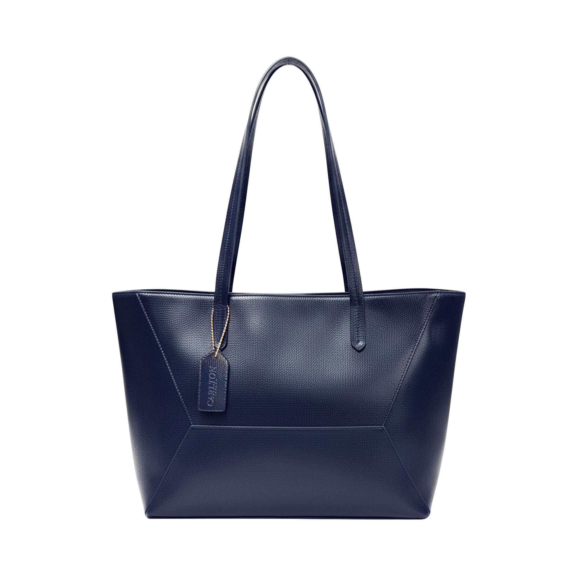 Carlton London Isabella Blue Textured Tote Bag - CLHB-06