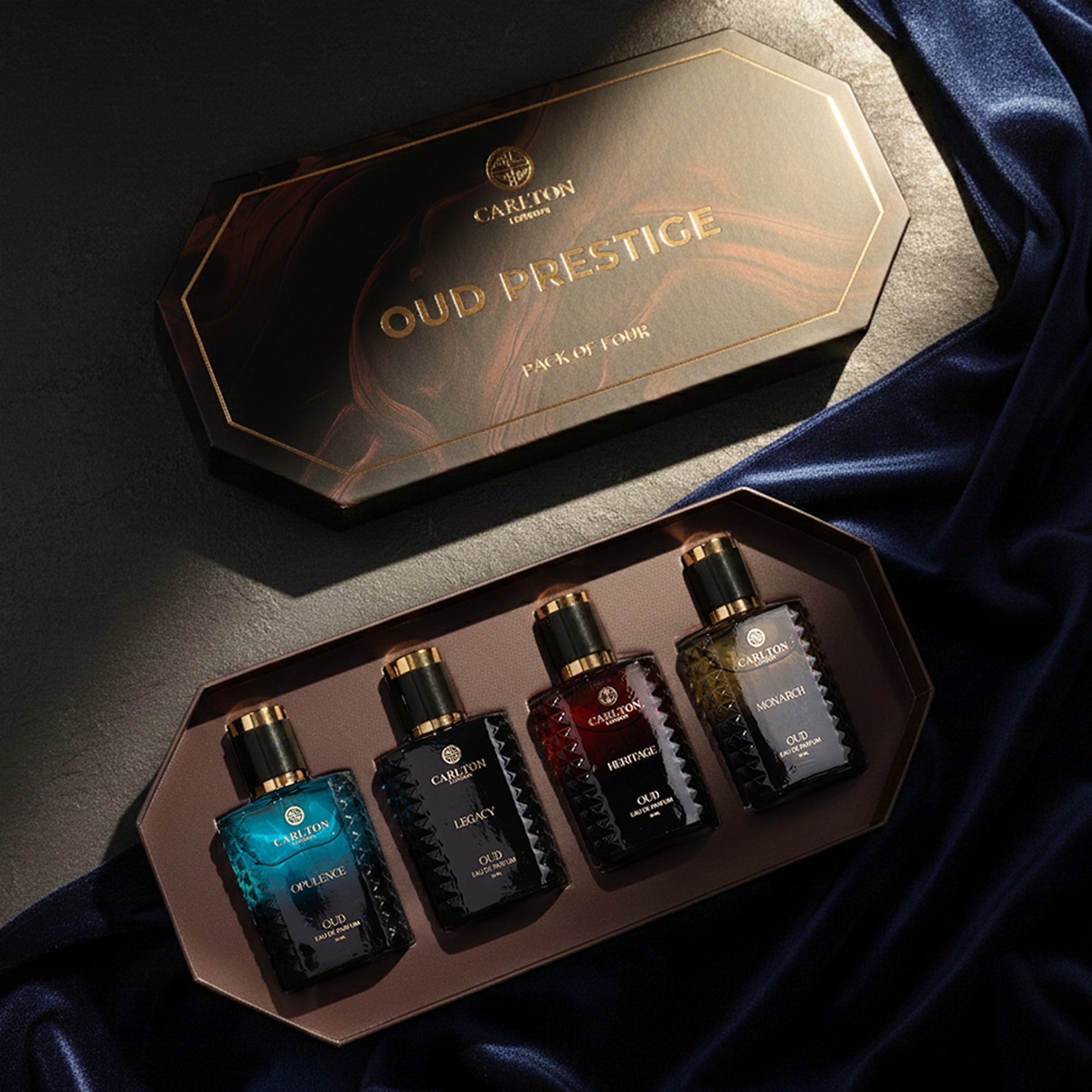 Oud Prestige Luxury Men Perfume Gift (Set Of 4 - 30ml Each) - CLPLG093