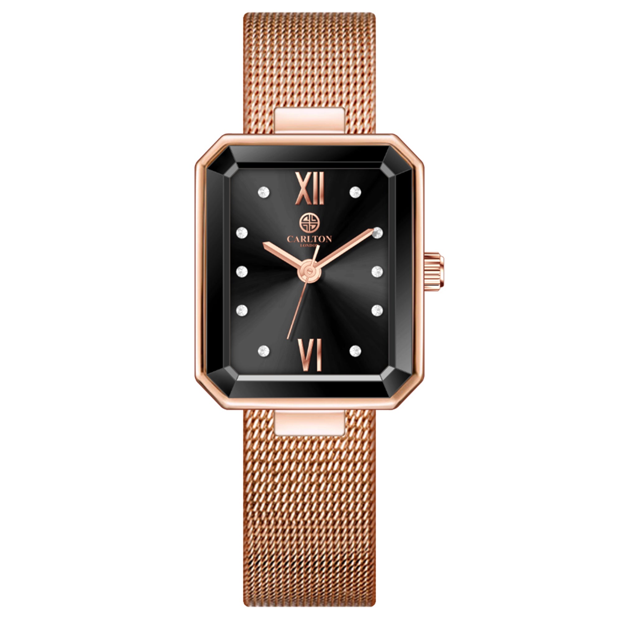 Brixton: Women's Gold/Black Analog Watch
