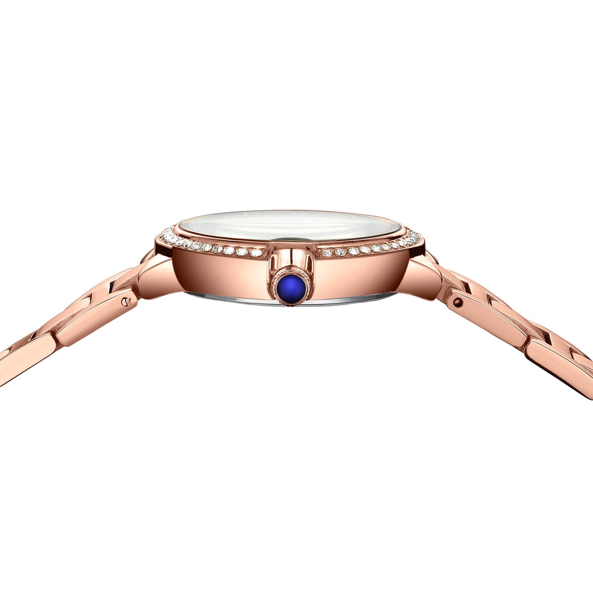 Charlotte : Rose Gold Stainless Steel Women Analog Watch