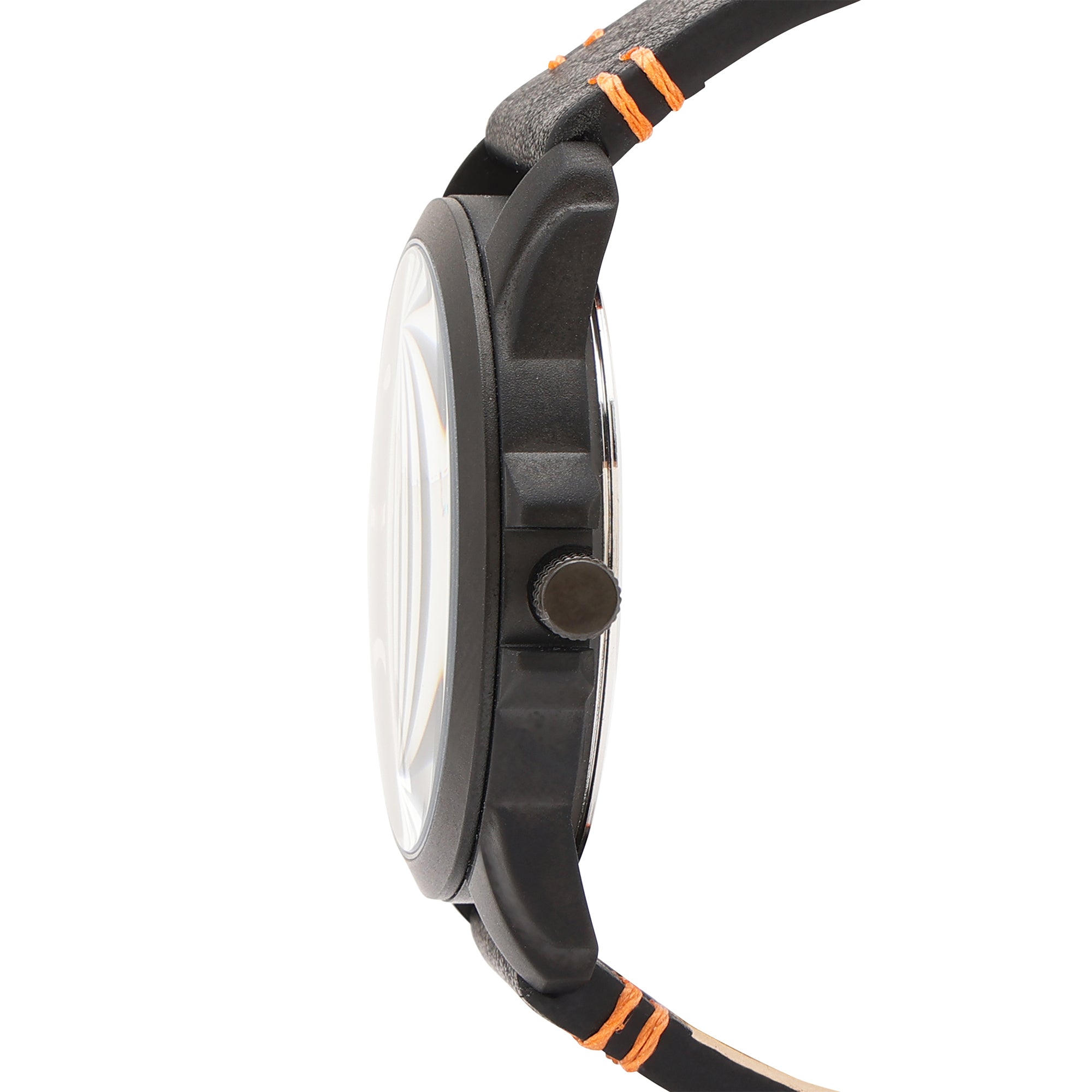 Duke Men Grey Dial Leather Analog Watch