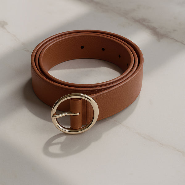 Carlton London - Women Round Buckle Belt