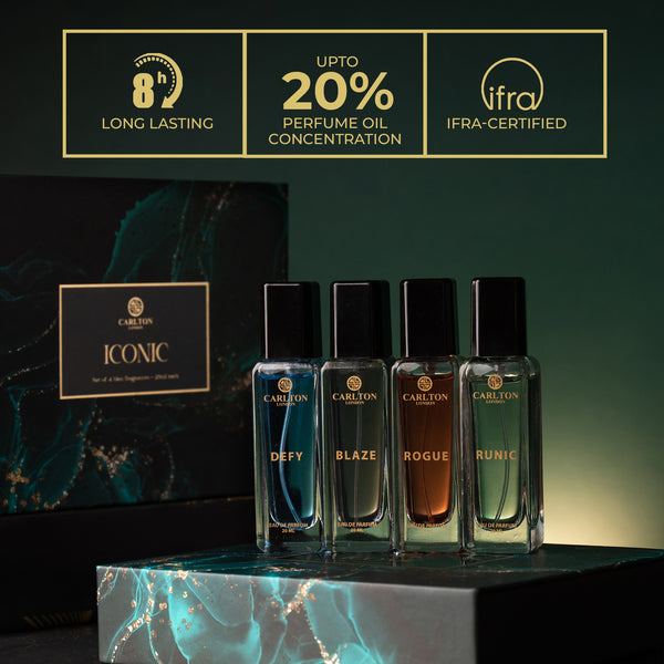 Iconic Mens Gift (Set of 4 EDP Perfumes) - 20 ml Each