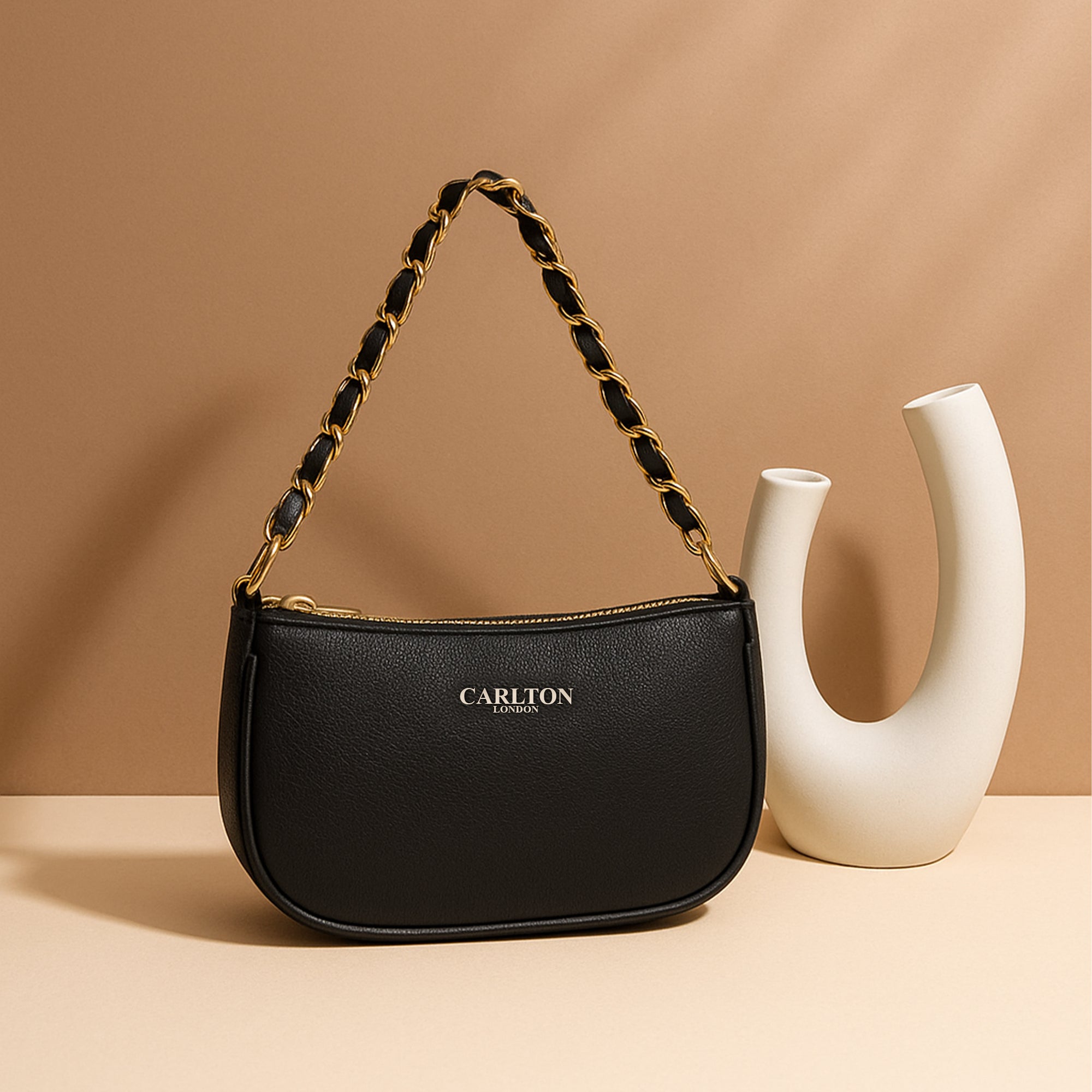 Carlton London Raffaella Textured Sling Bag