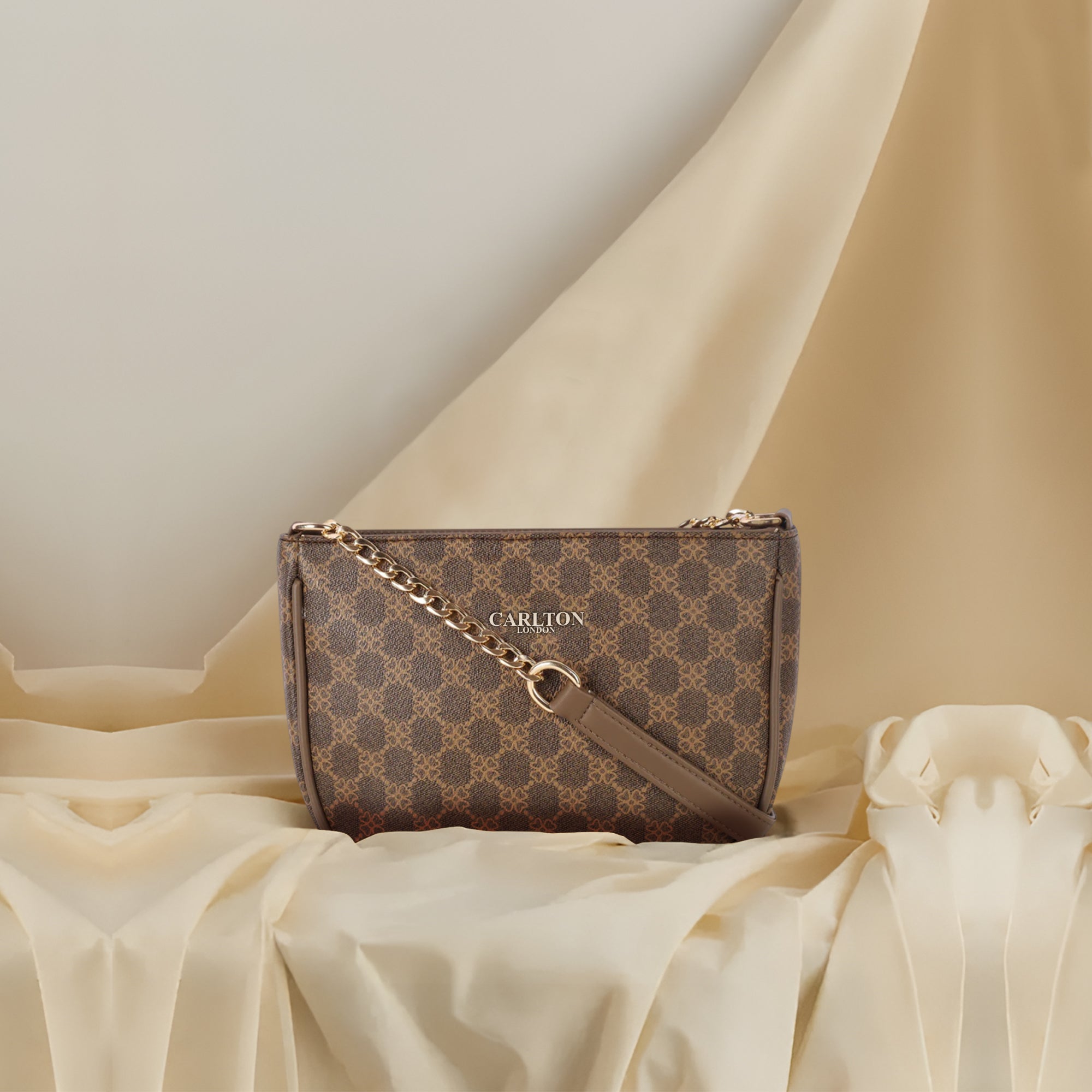 Carlton London Venezia Bag with Gold Chain Strap