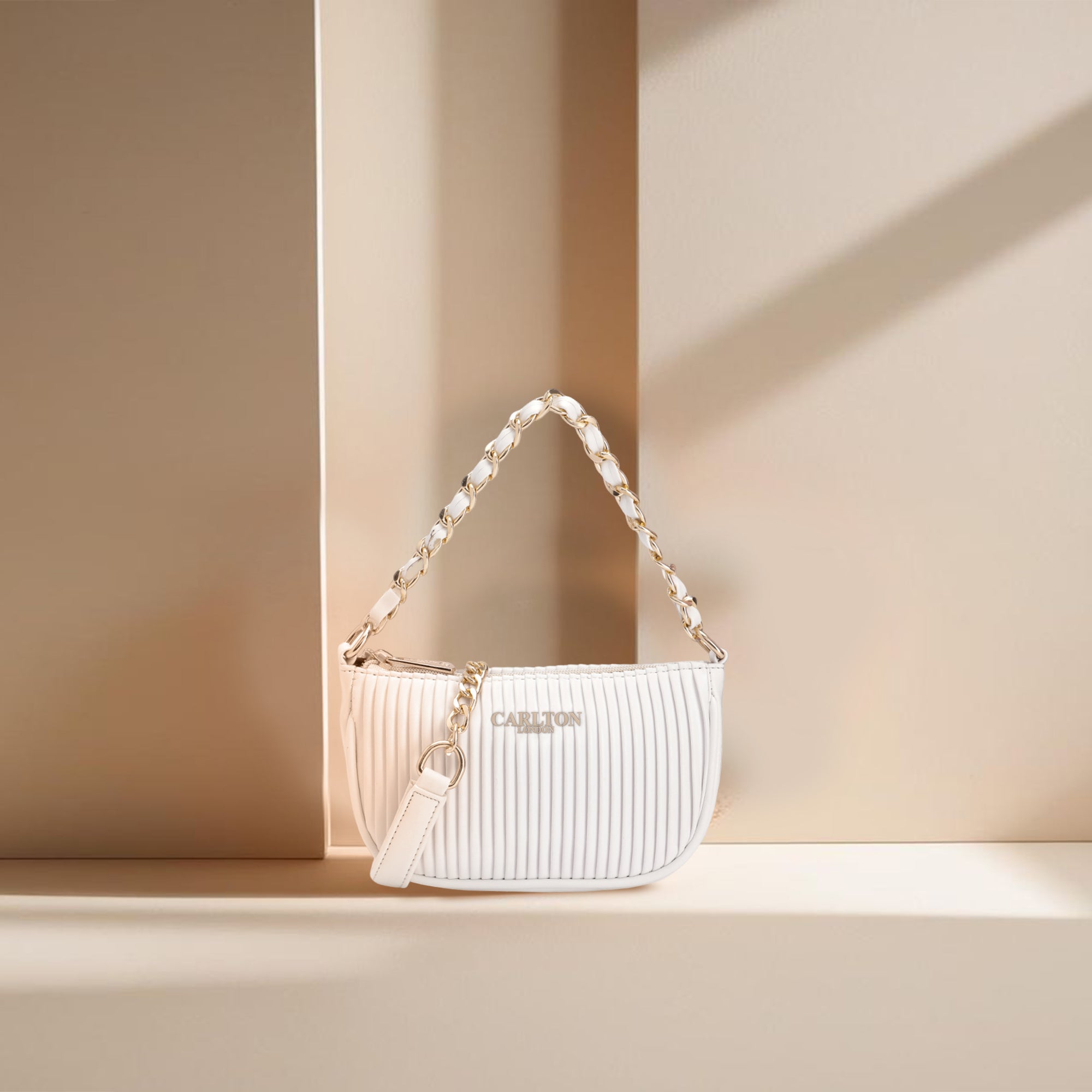 Carlton London Stella Textured Sling Bag