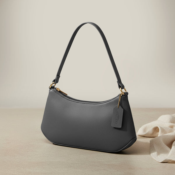 Carlton London Grey East West Shoulder Bag - CLHB-15