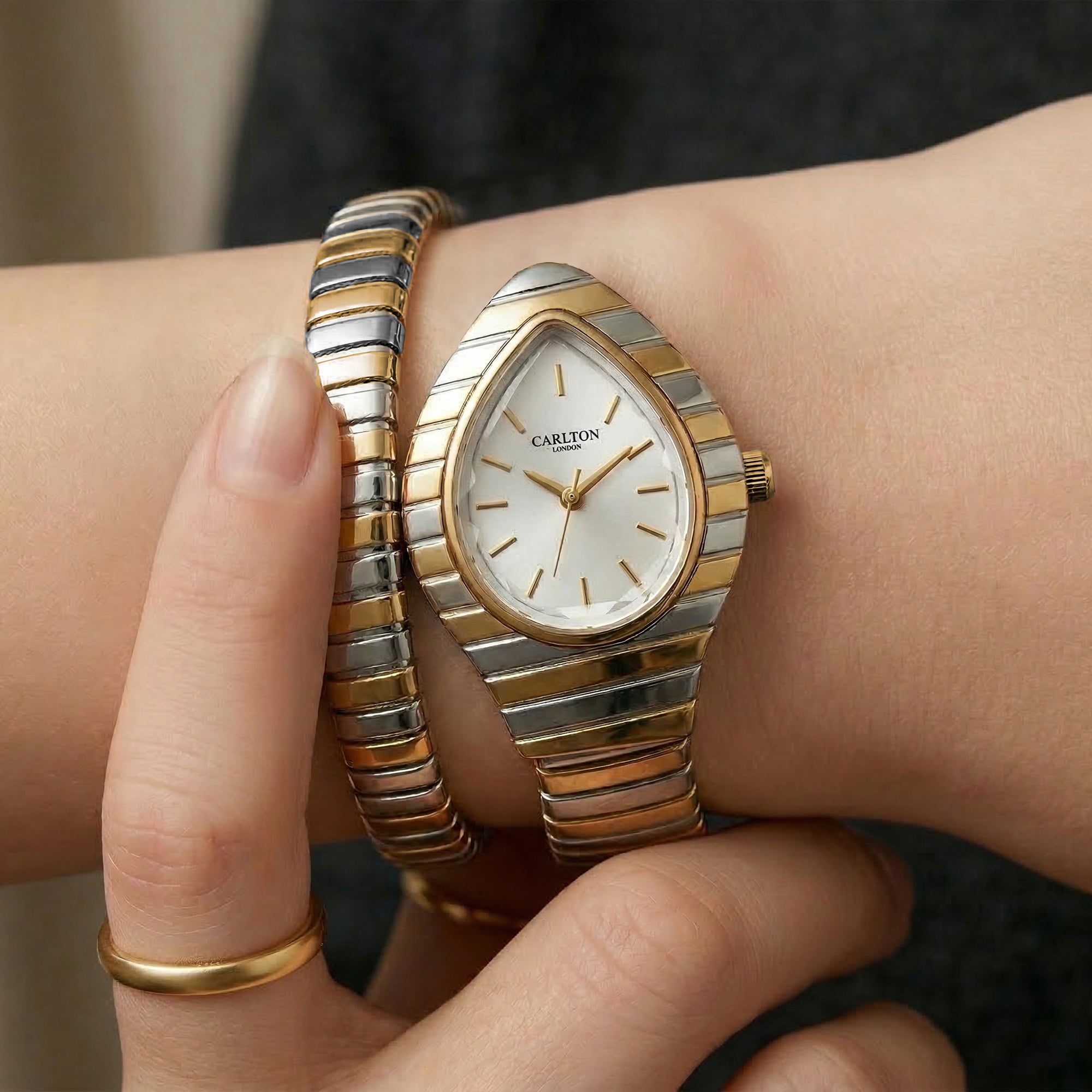 Carlton London Women Embrace White Analog Watch - CL-EM-WHT