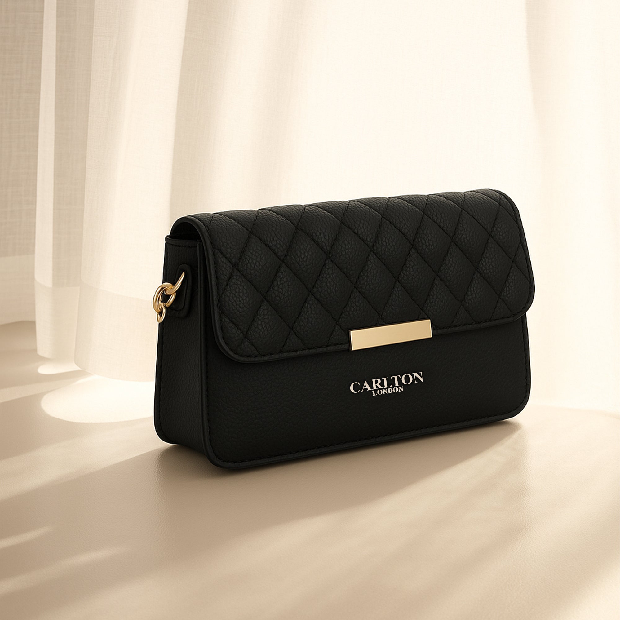Carlton London Quilted Sling Bag