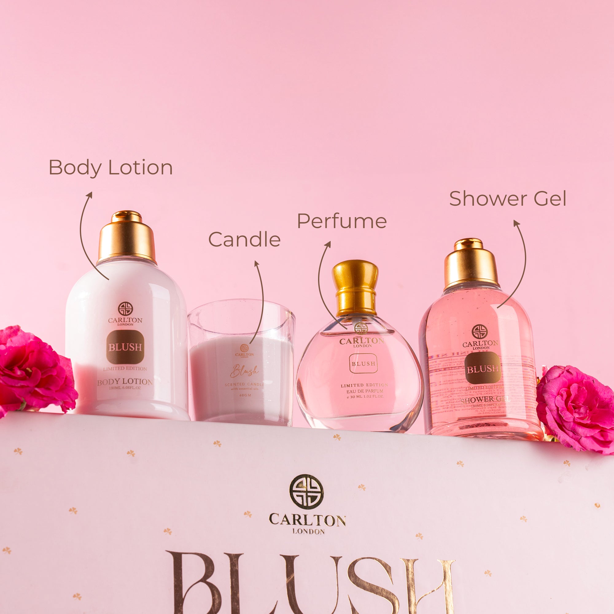 Blush: Women Bath & Body Gift Set 4