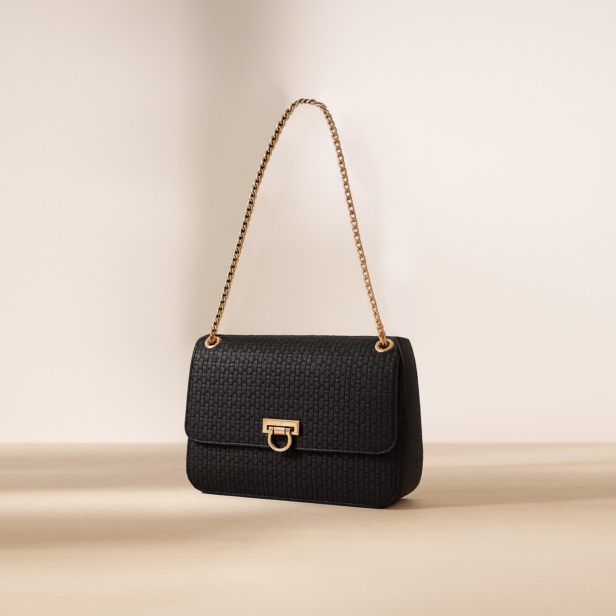 Carlton London Venezia Textured Sling Bag
