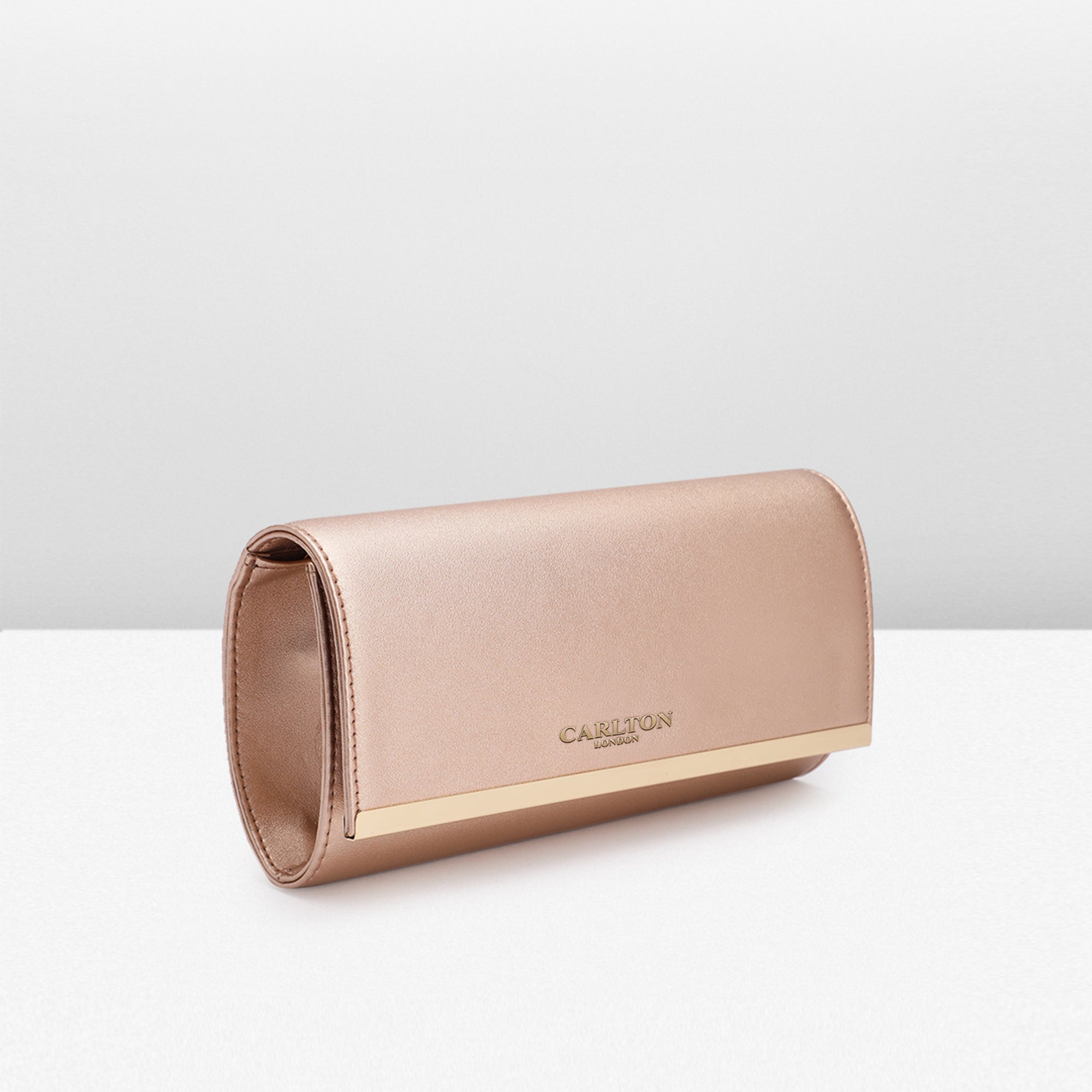 Carlton London Satin Flap Clutch