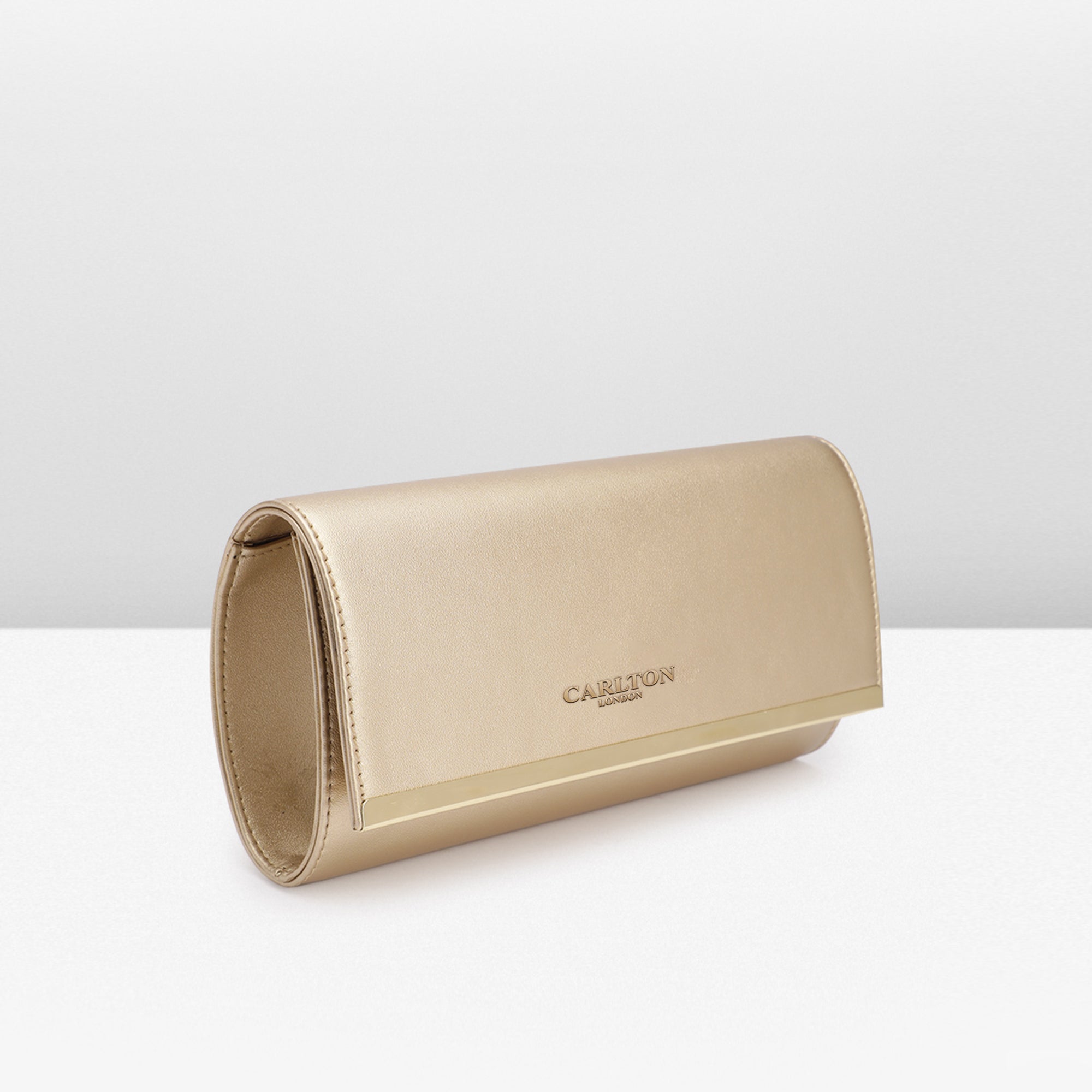 Carlton London Riley Satin Flap Clutch