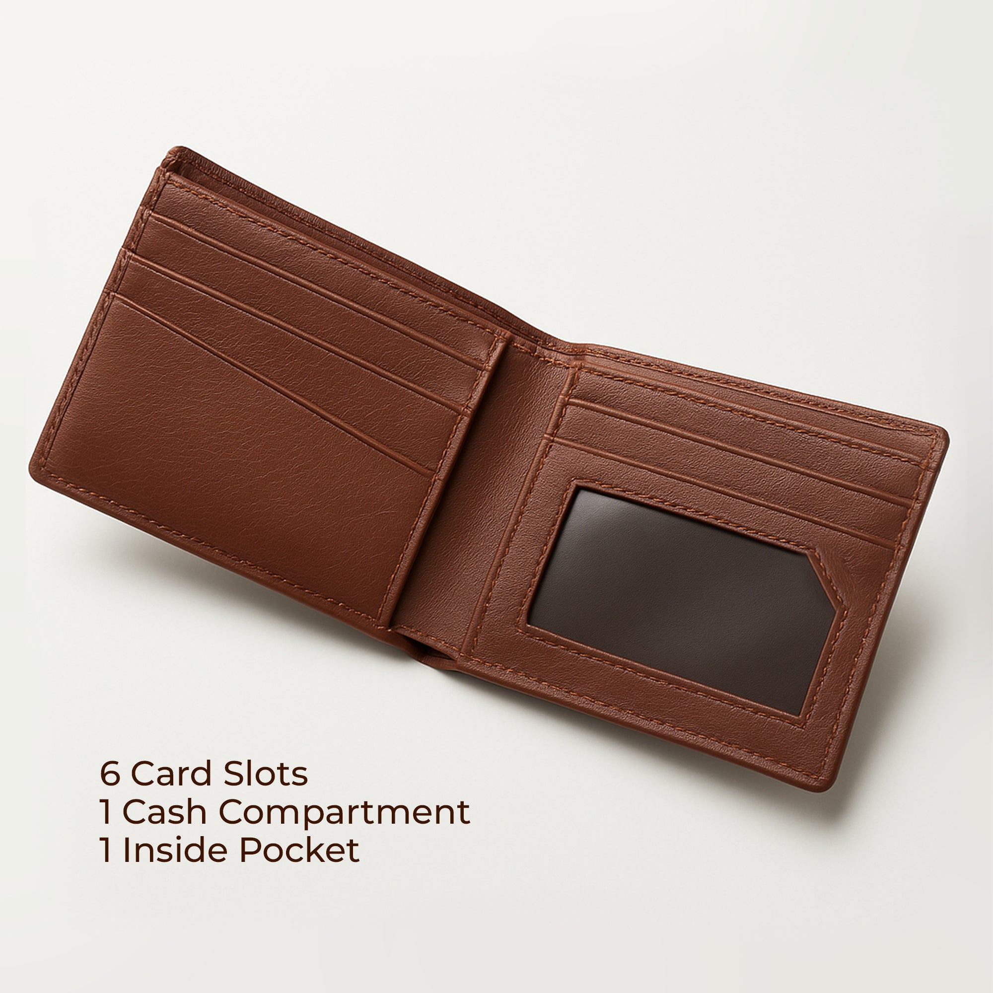 Carlton London Men Belt & Wallet Combo -Brown