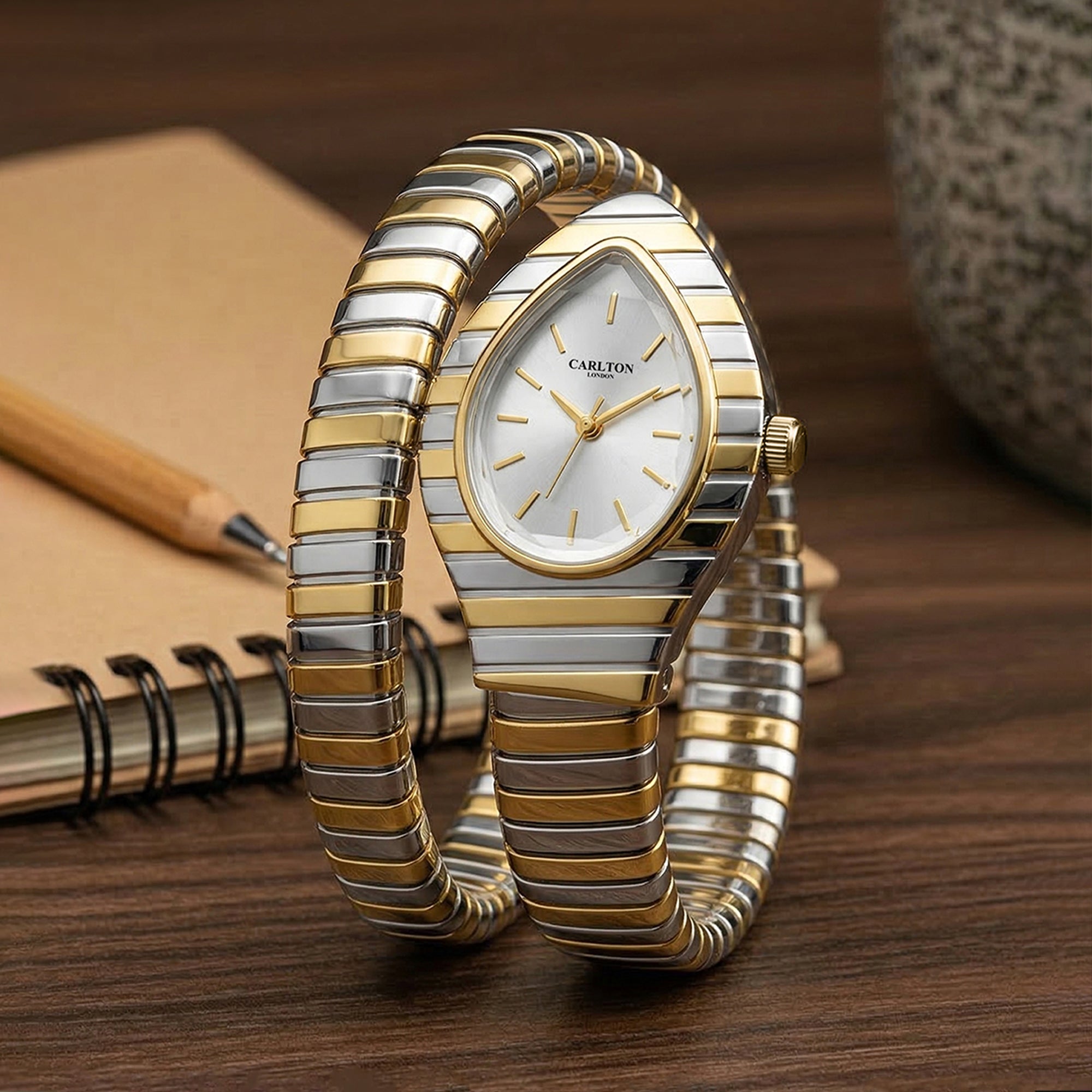 Carlton London Women Embrace White Analog Watch - CL-EM-WHT