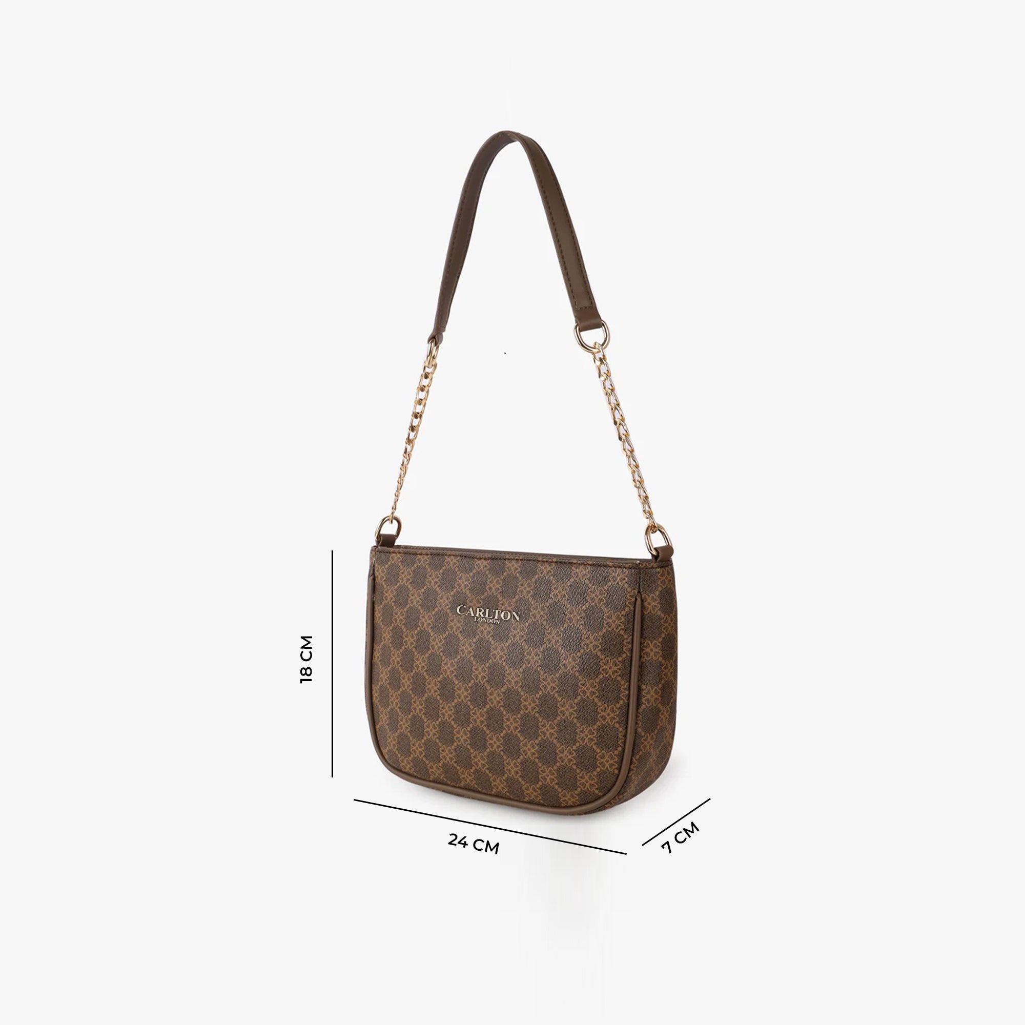 Carlton London Signature Crossbody Bag