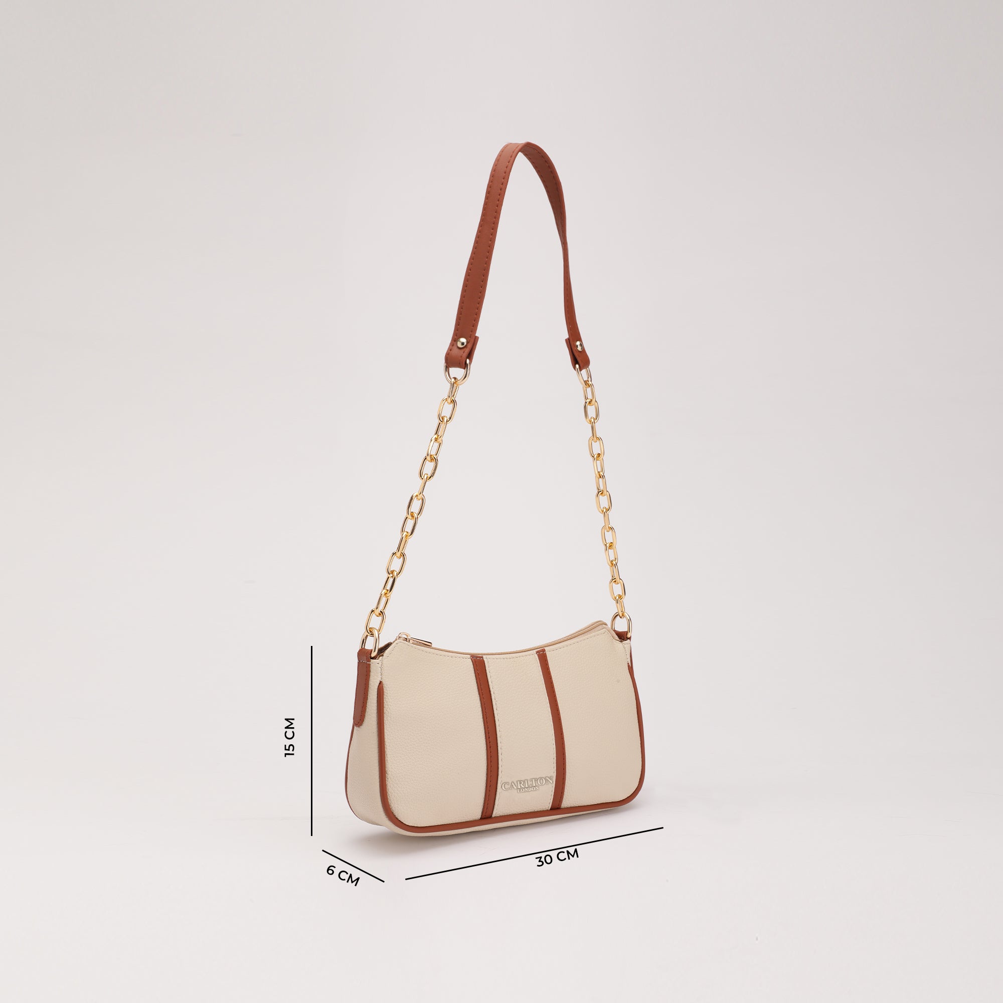 Carlton London Silvestra Two-Tone Sling Bag