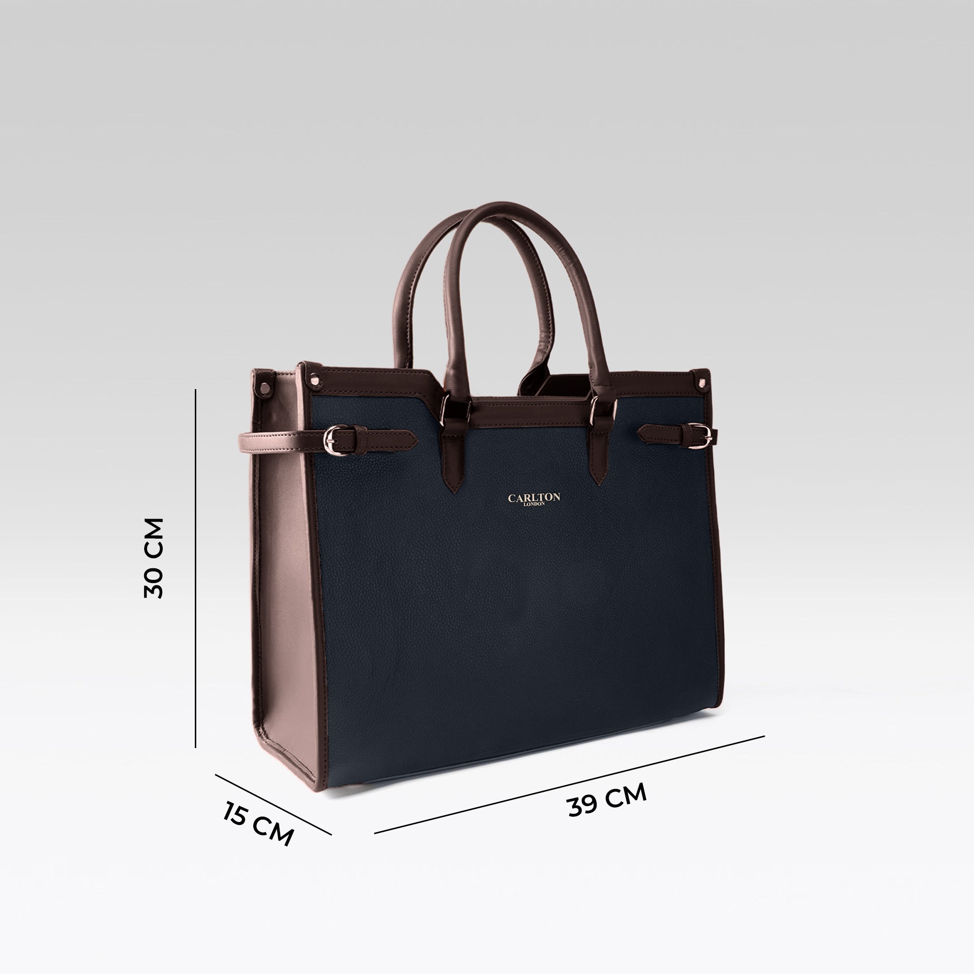 Carlton London ADELINE Textured Tote Bag