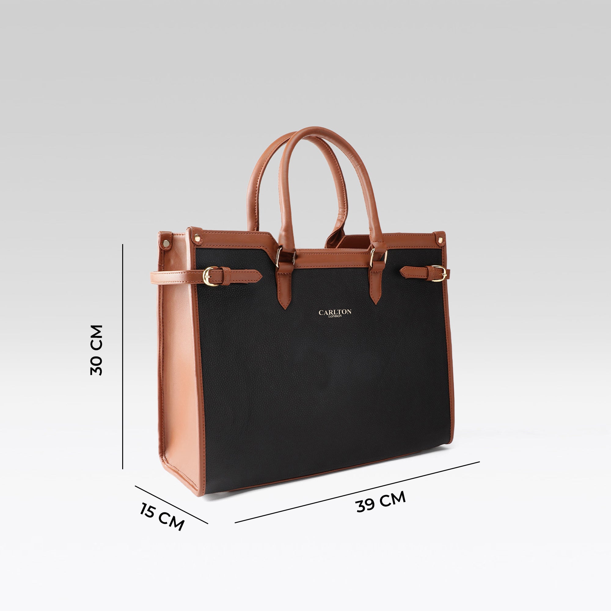 Carlton London ADELINE Textured Tote Bag