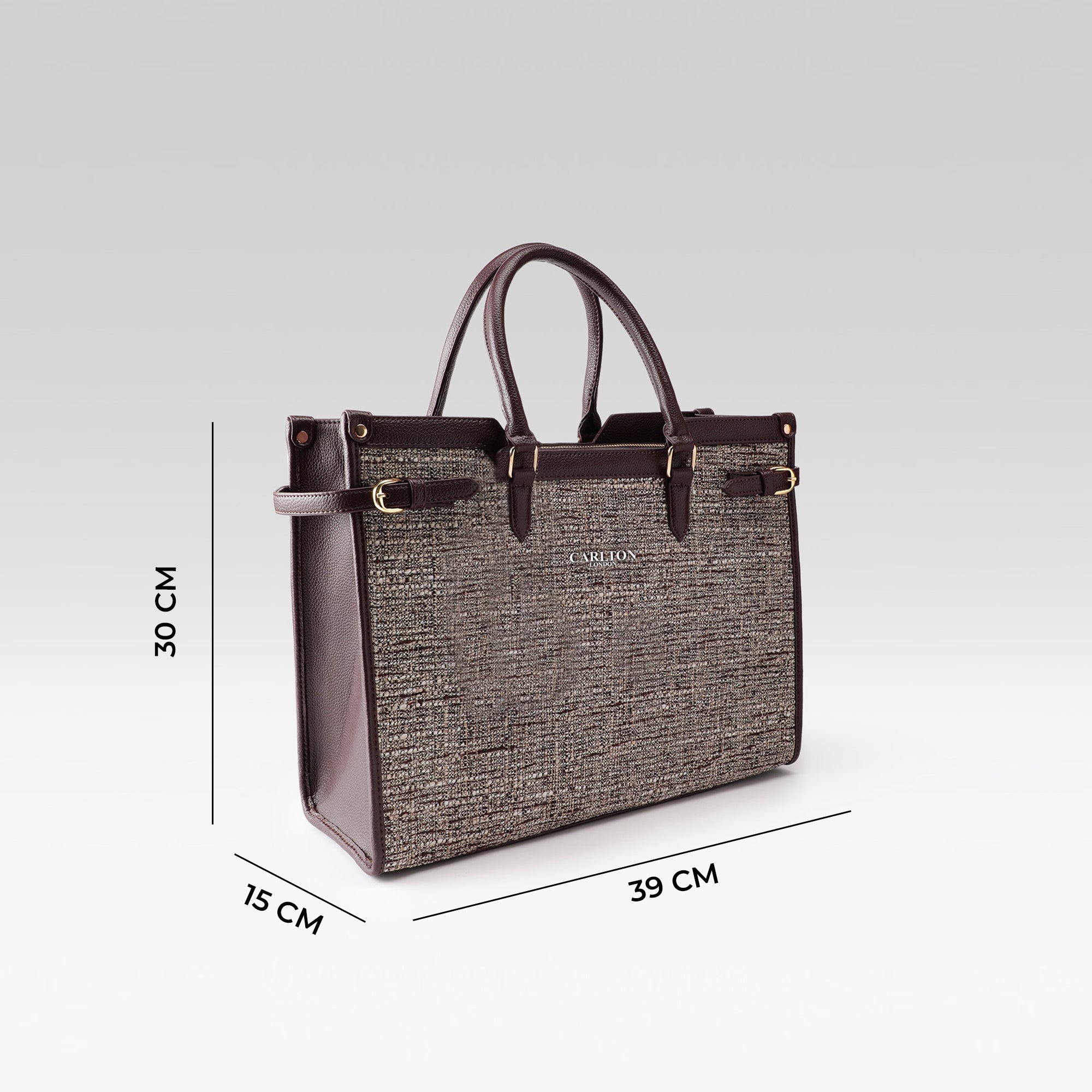 Carlton London MAEVE Textured Tote Bag