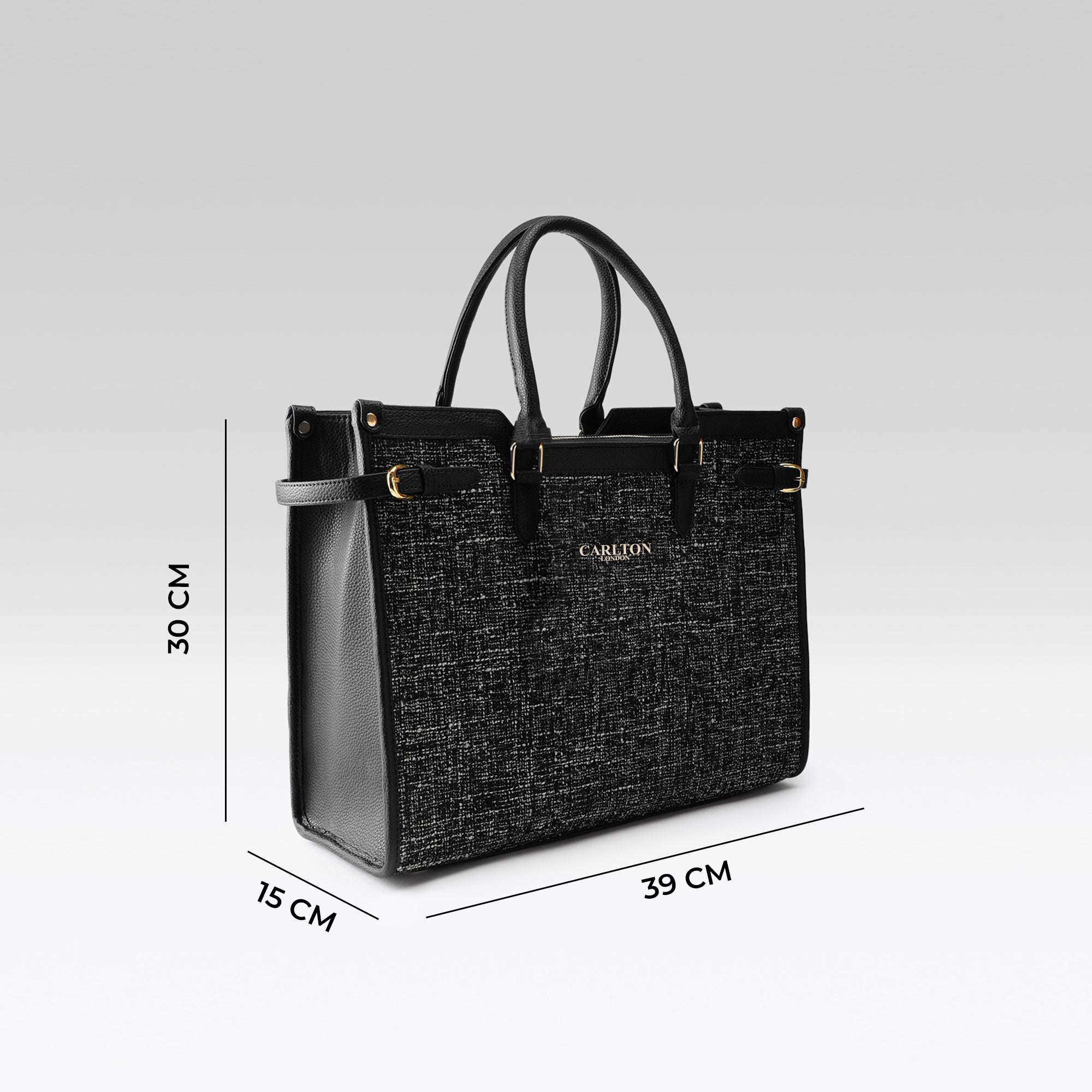 Carlton London MAEVE Textured Tote Bag