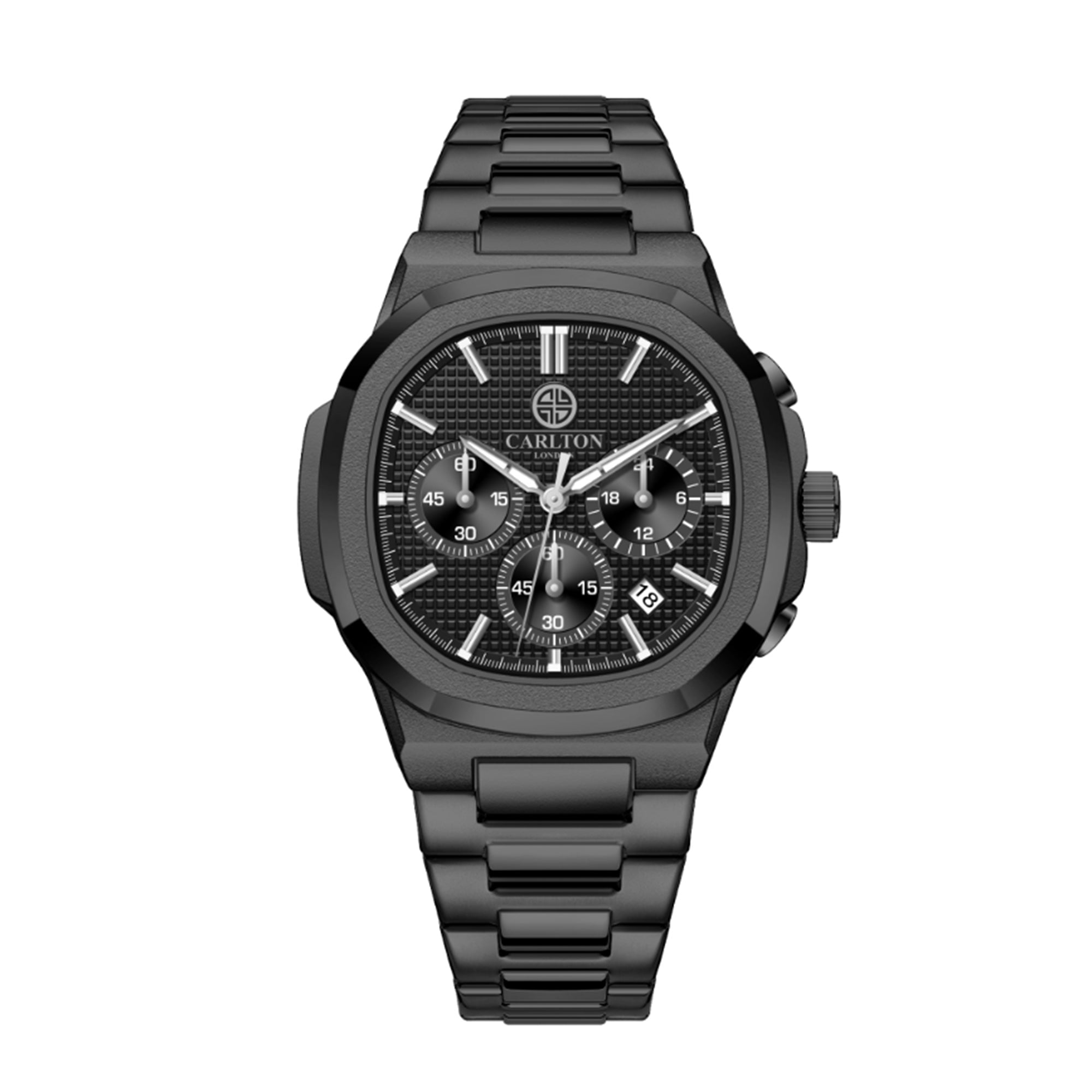 Parker: Men's All-Black Analog Watch