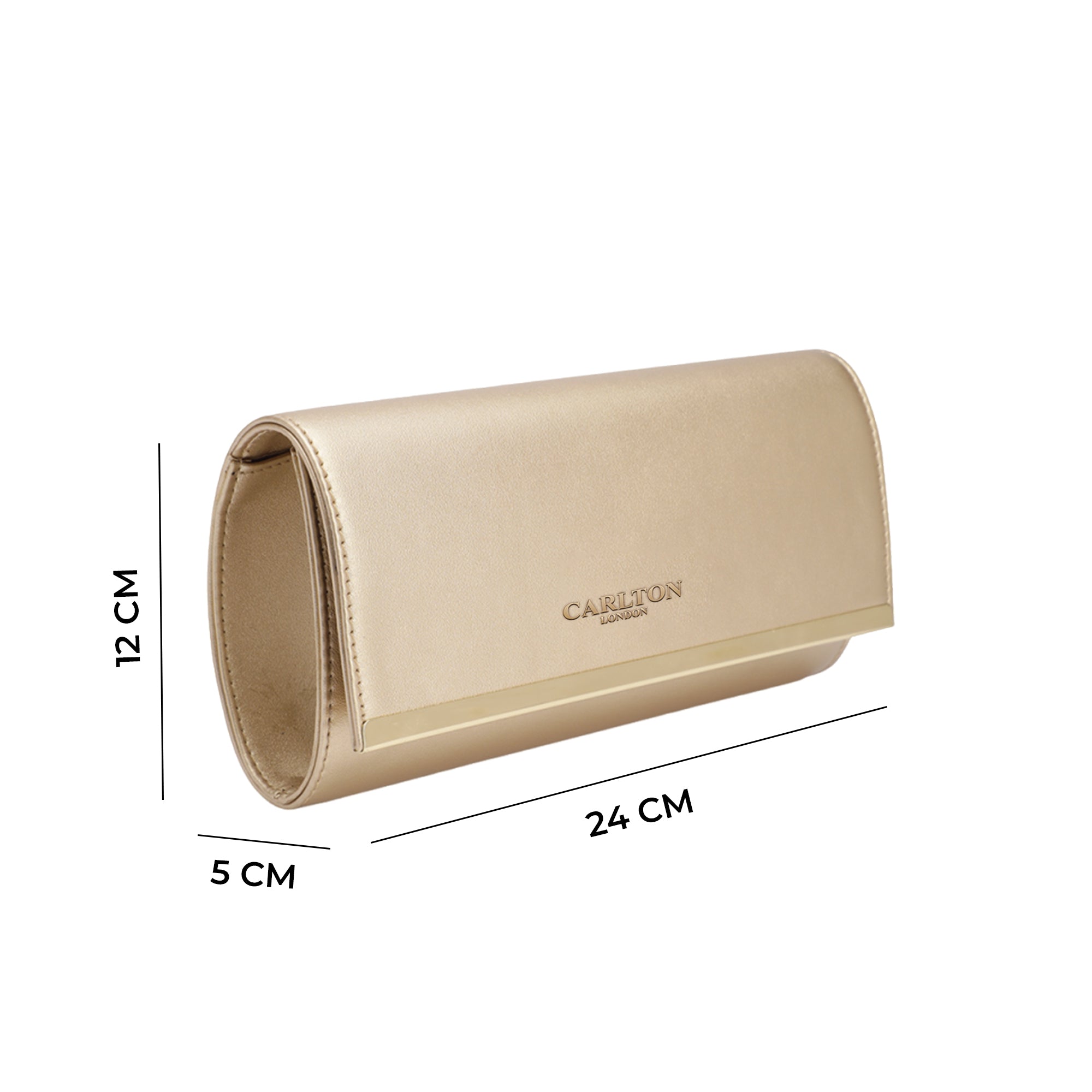 Carlton London Satin Flap Clutch