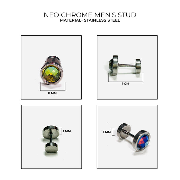 Carlton London Circular Men's Stud