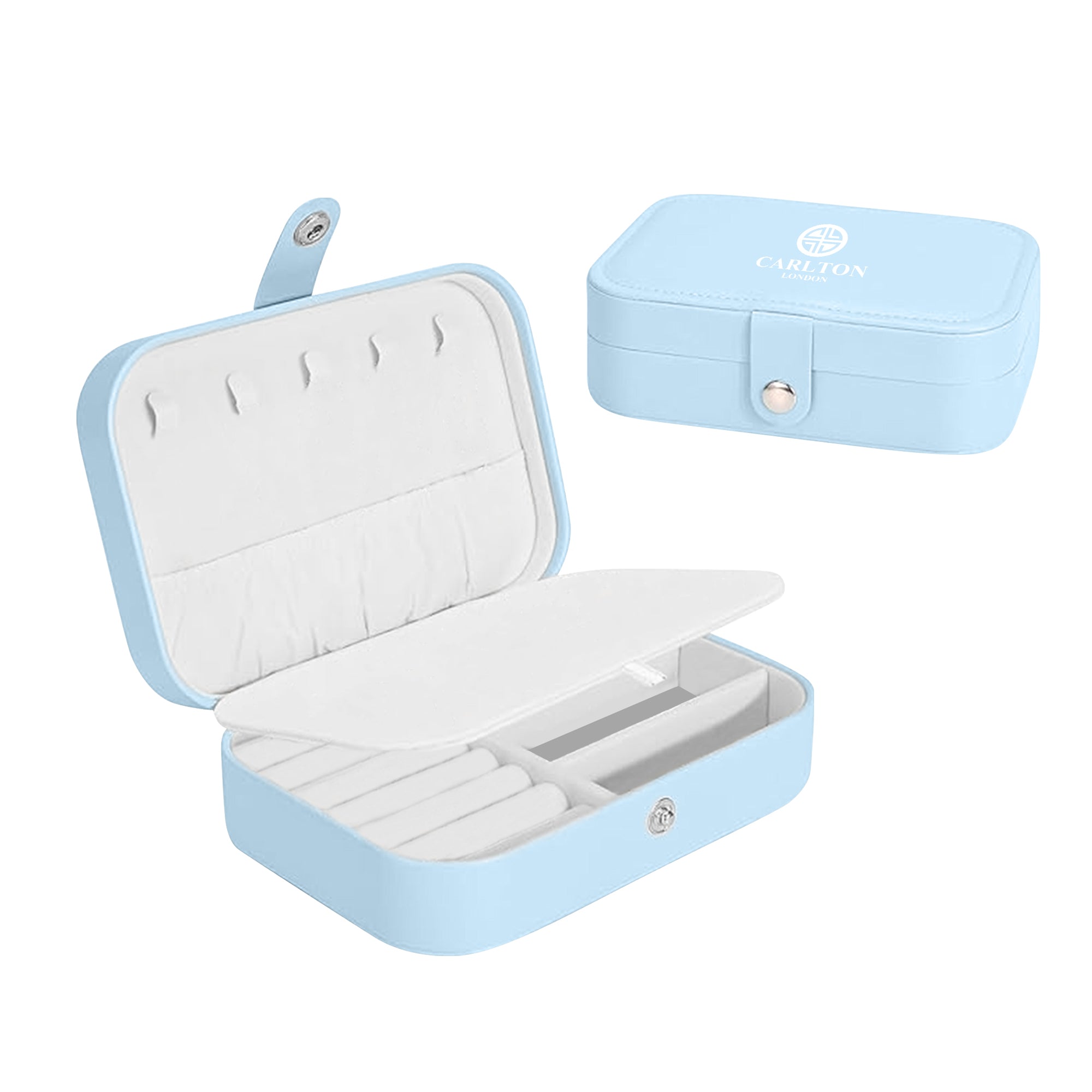 Carlton London PU Jewelry Travel Case