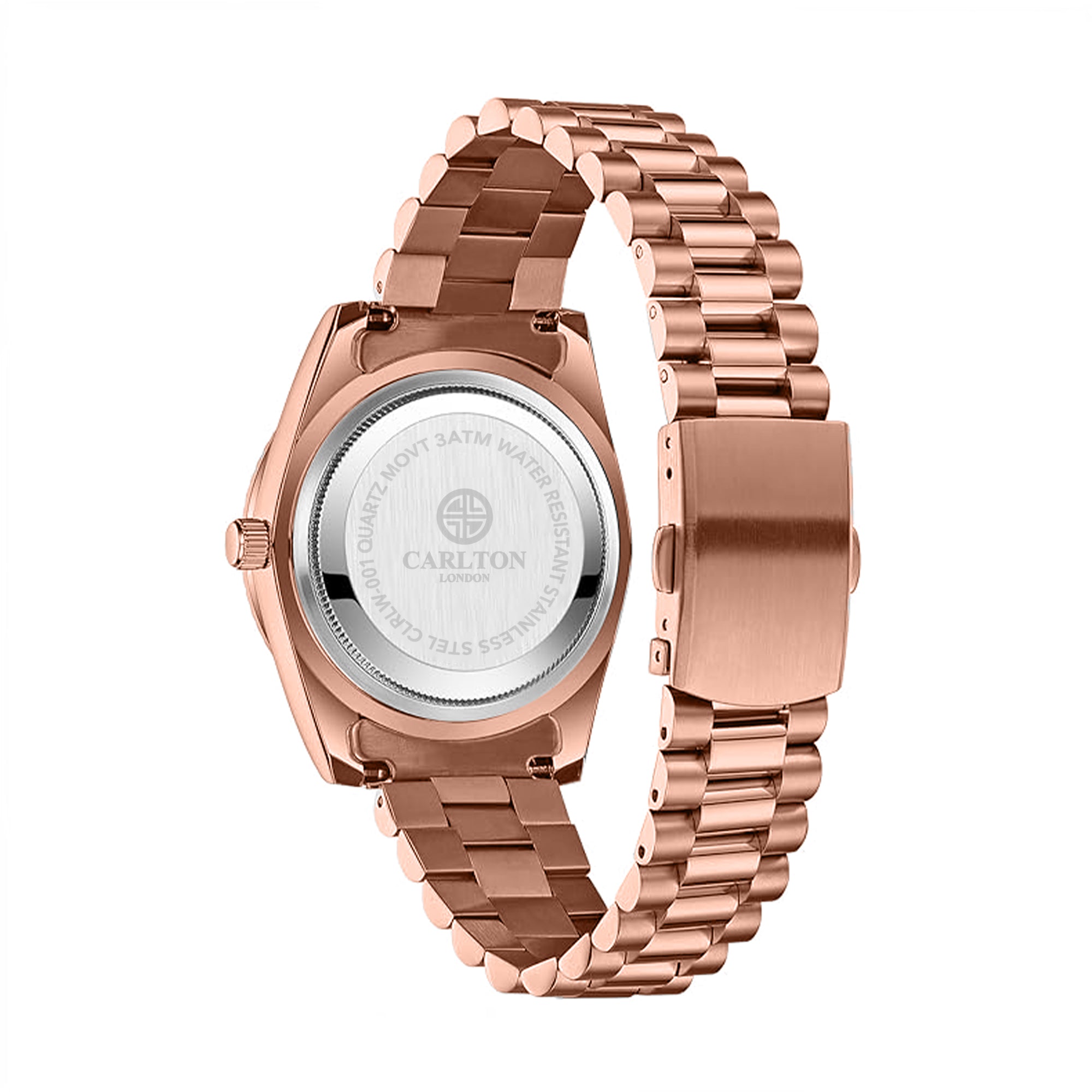 Harper: Mini Green/ Rose Gold Stainless Steel Women Analog Watch
