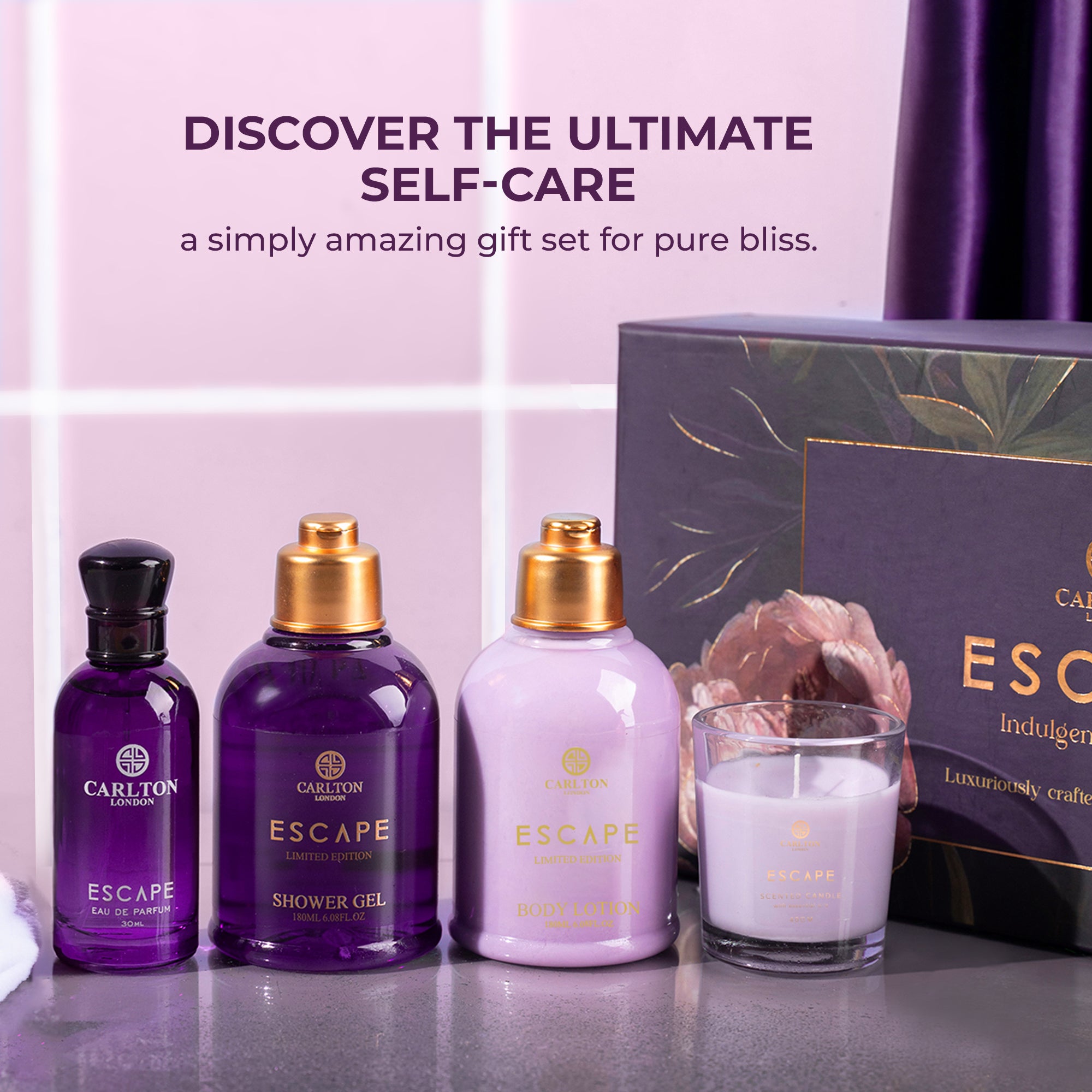 Escape: Women's Bath & Body Gift Set of 4
