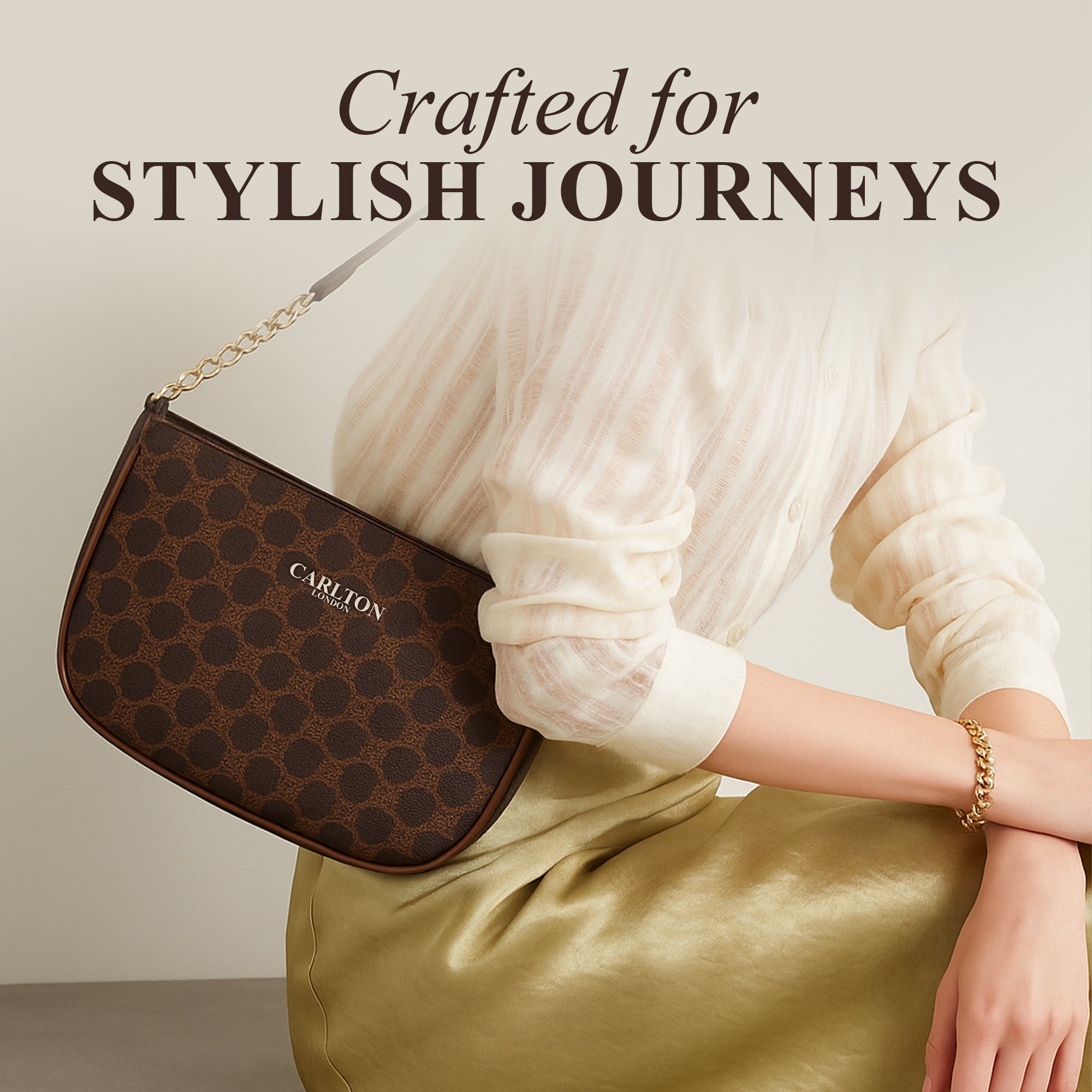 Carlton London Signature Crossbody Bag
