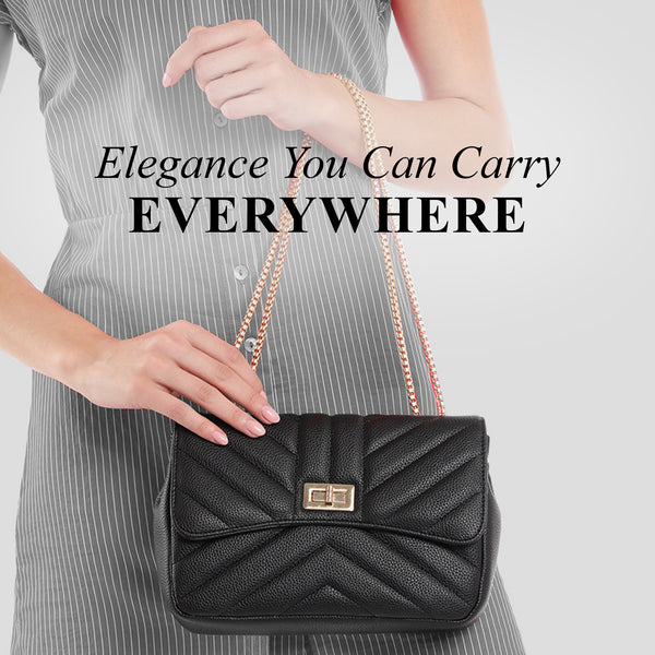 Carlton London Rosabelle Textured Sling Bag