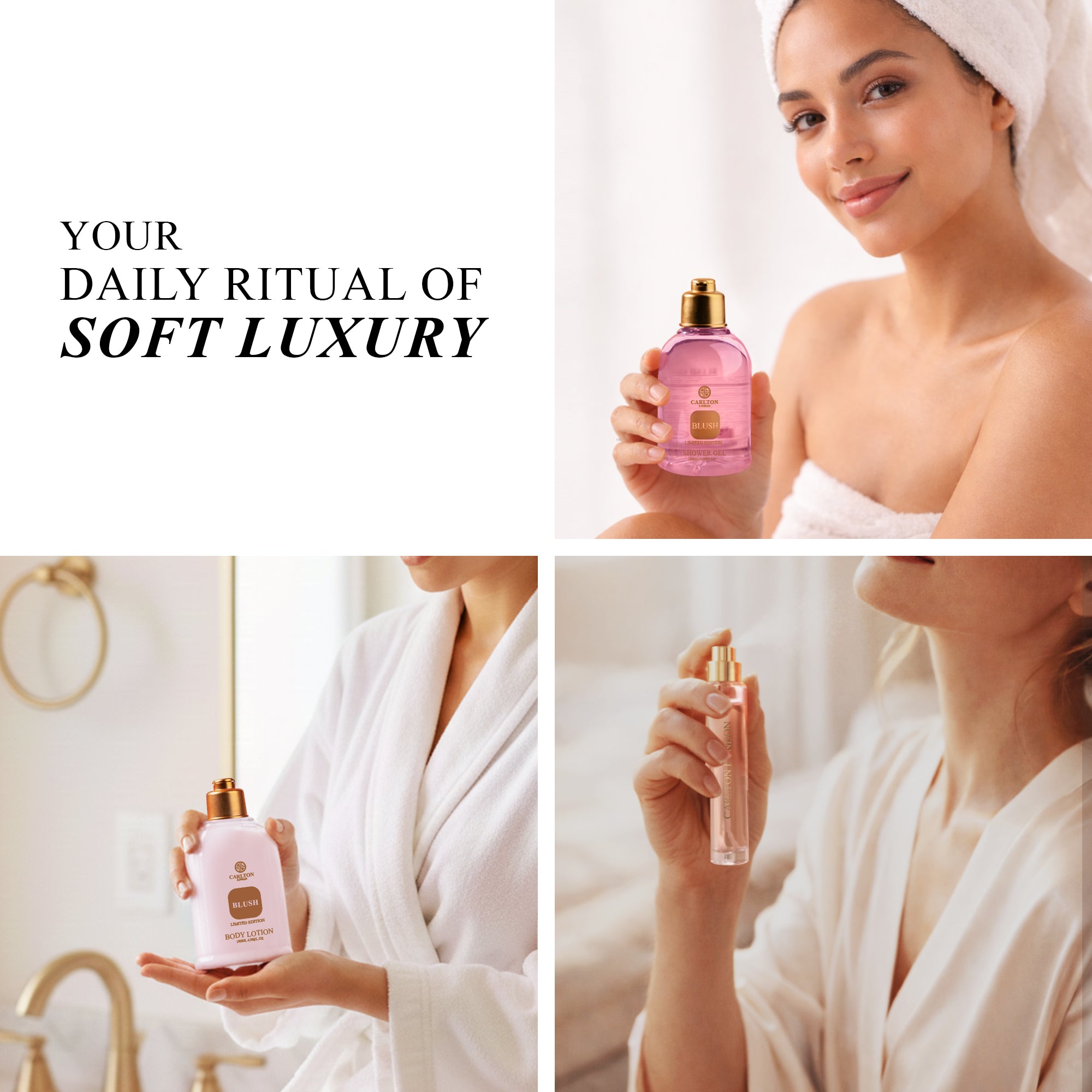 Carlton London Blush Affair Gift Set - Pack of 3