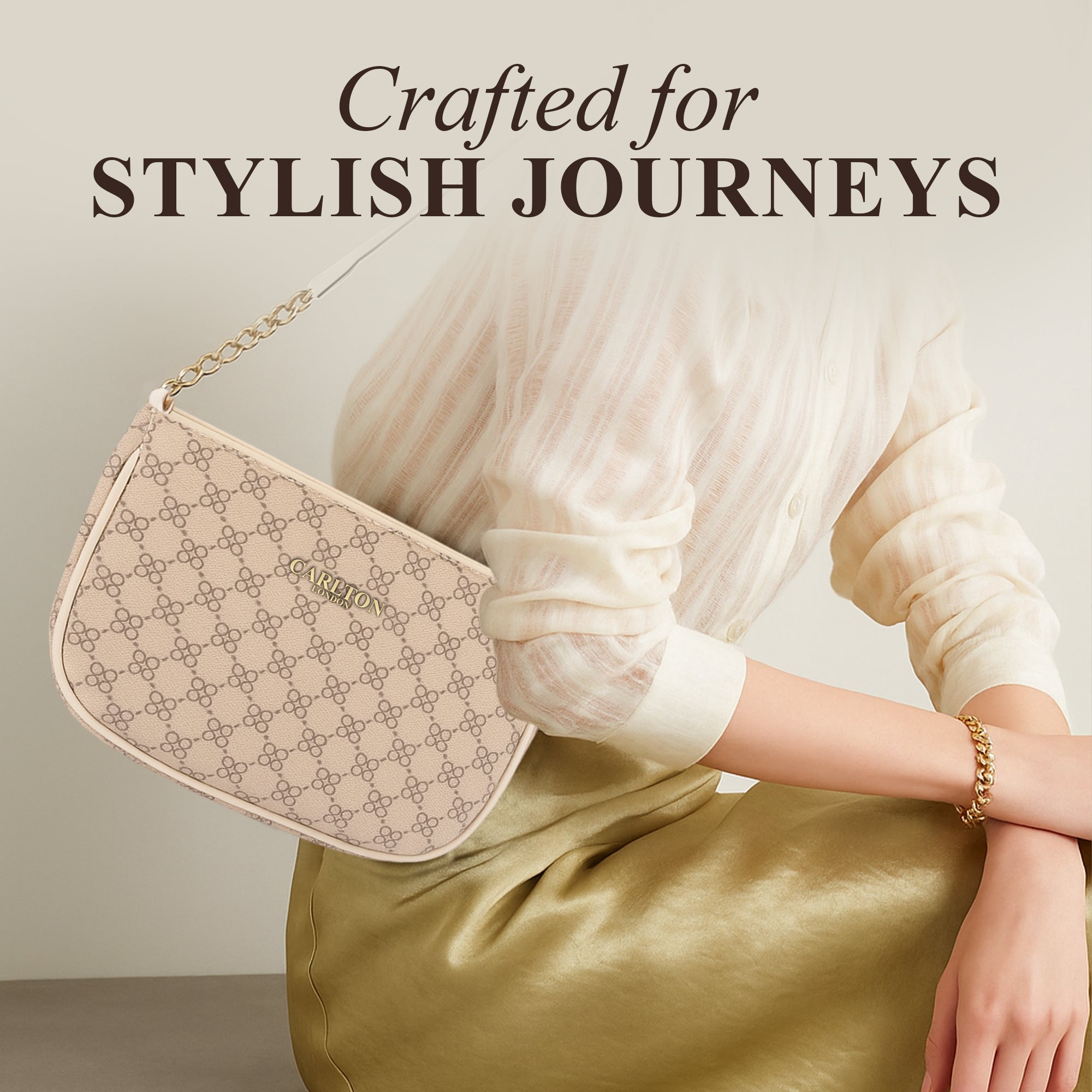 Carlton London Signature Crossbody Bag