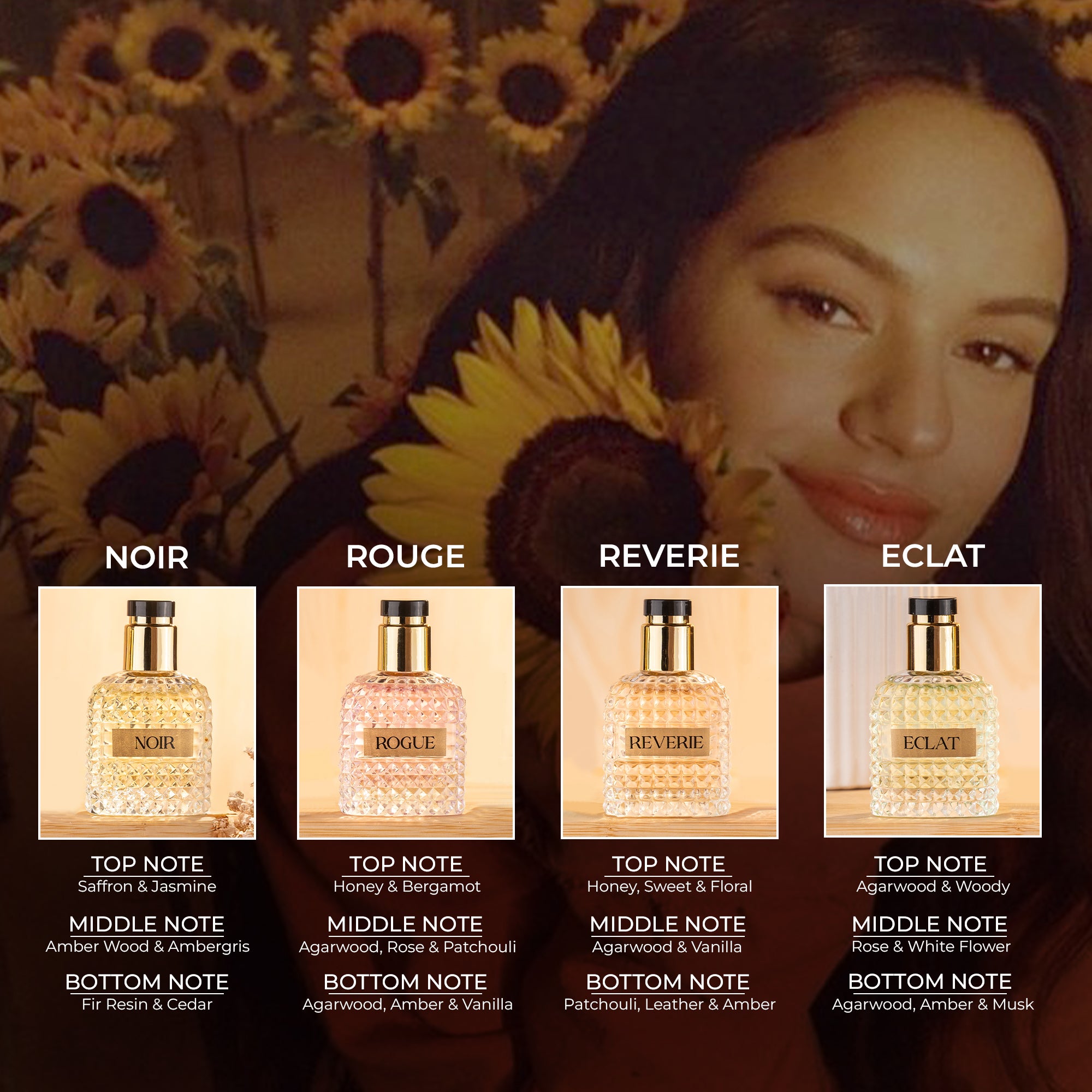 Oud Majestic Luxury Perfume Women Gift (Set of 4 - 30ml Each)