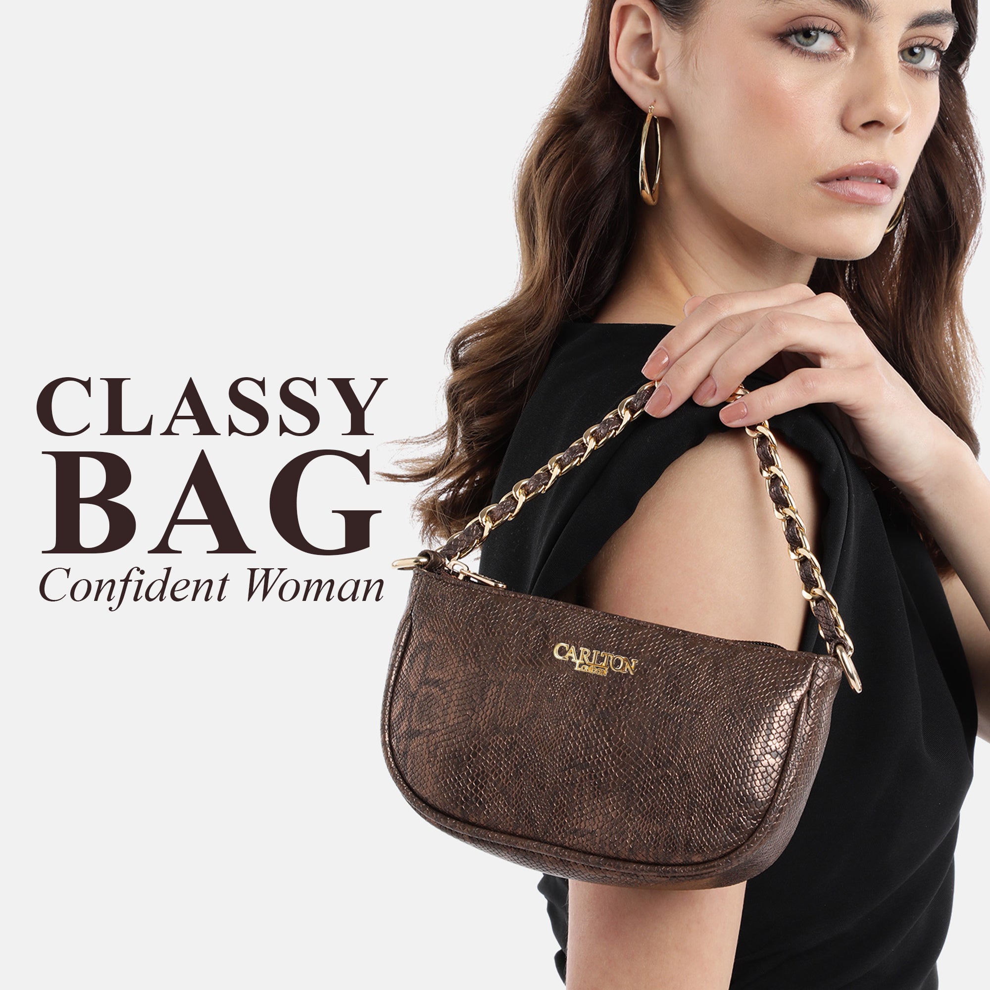 Carlton London Raffaella Textured Sling Bag